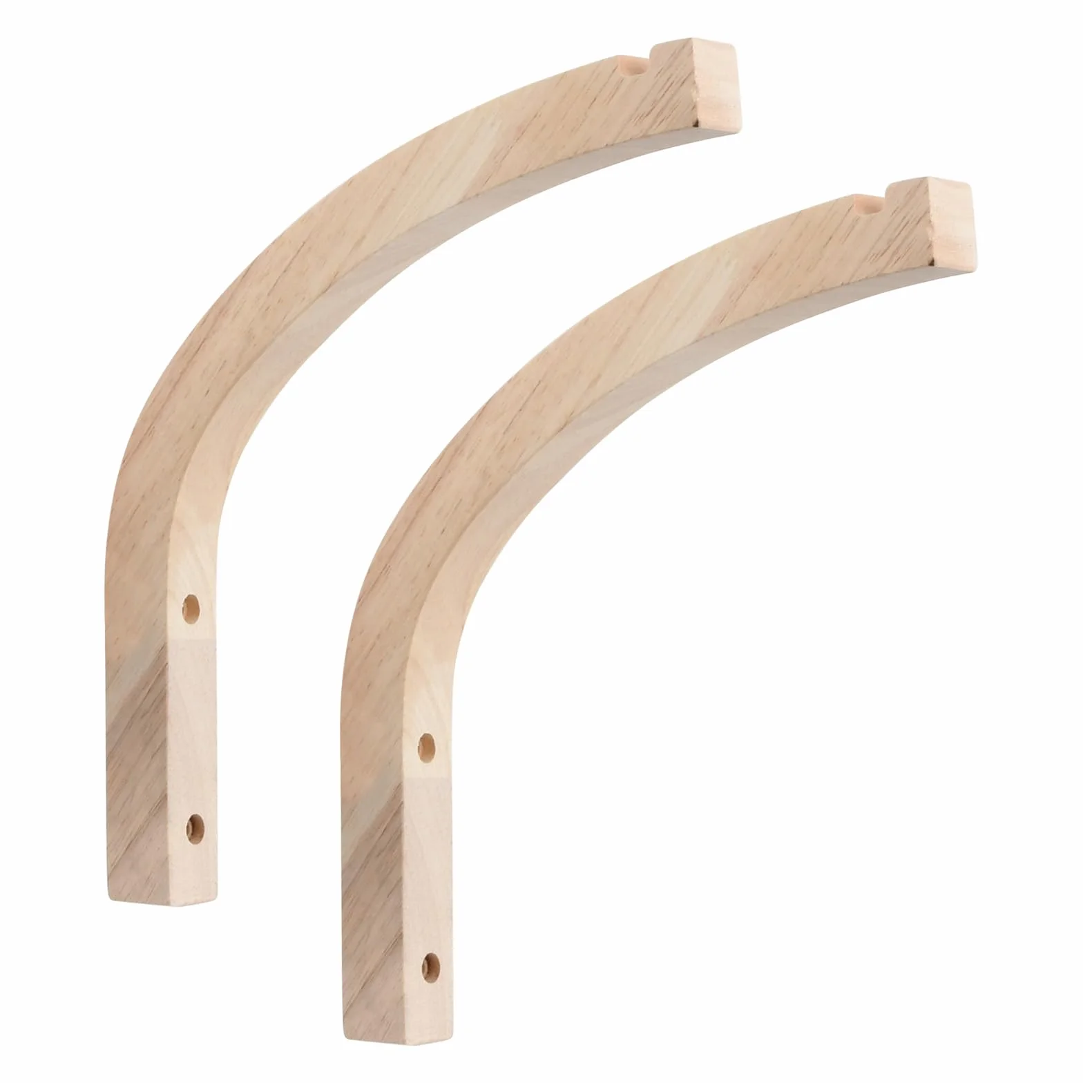 Ganchos de Madera Para Plantas, 2 Piezas Ganchos Decorativos para Plantas de Pared, Ganchos de Pared de Madera con Juego de Tornillos para Linternas, Macetas