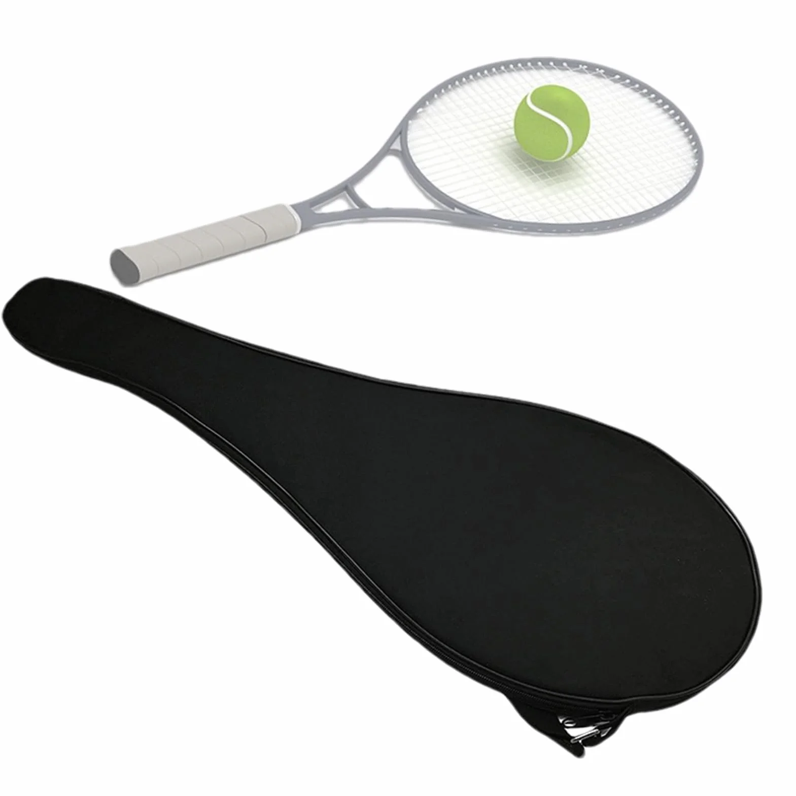 Funda para Raqueta de Tenis, Bolsa de Almacenamiento con Correa Ajustable