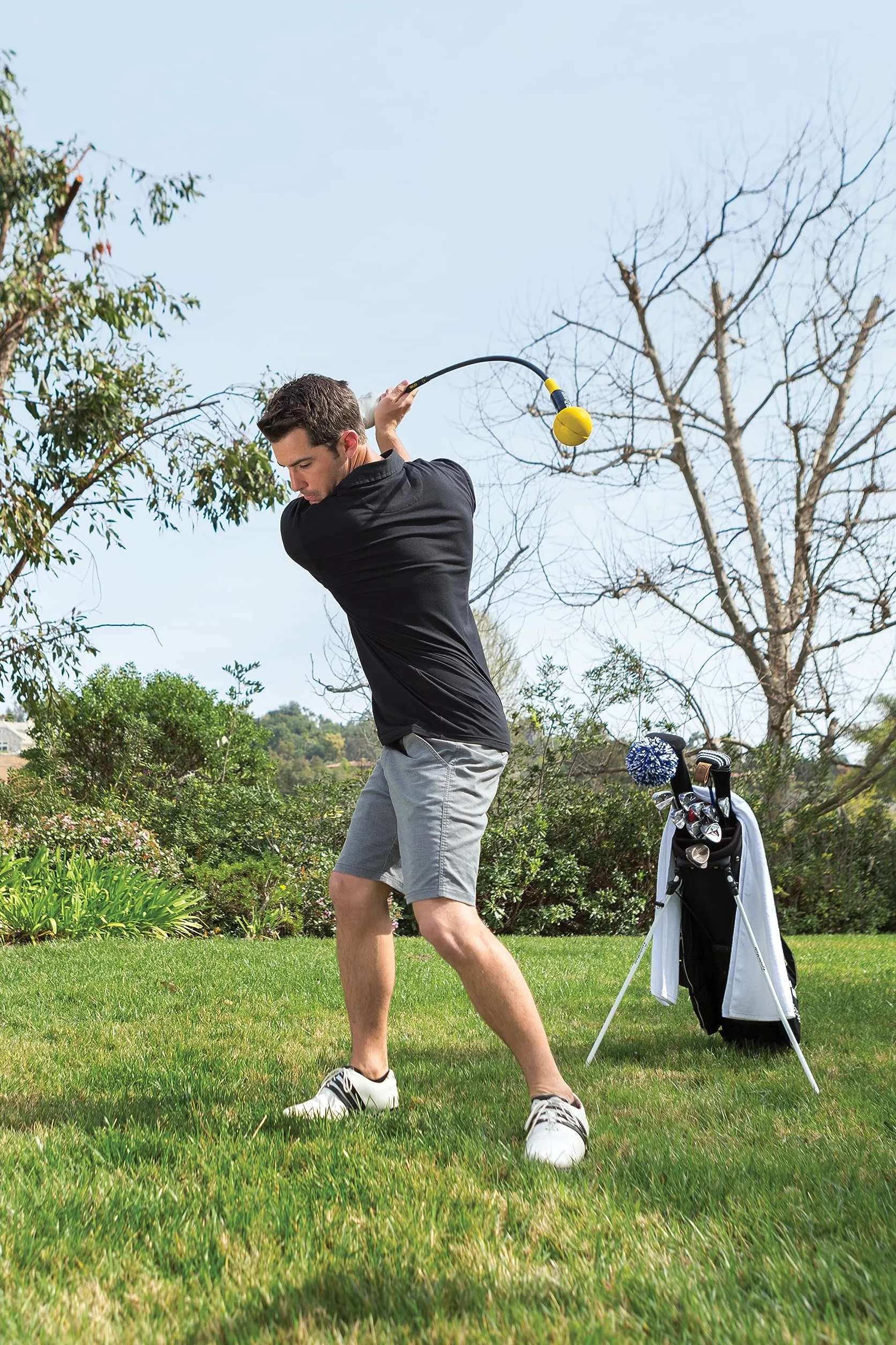 SKLZ Gold Flex Golf Swing Trainer, 40 cm, Gelb-Schwarz