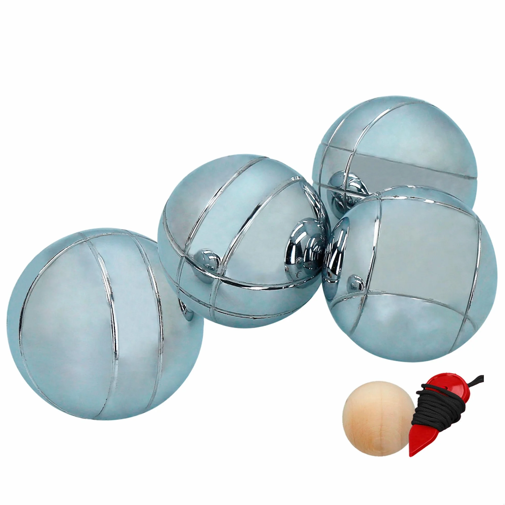 AKTIVE 54035 Juego de petanca 4 bolas Sports