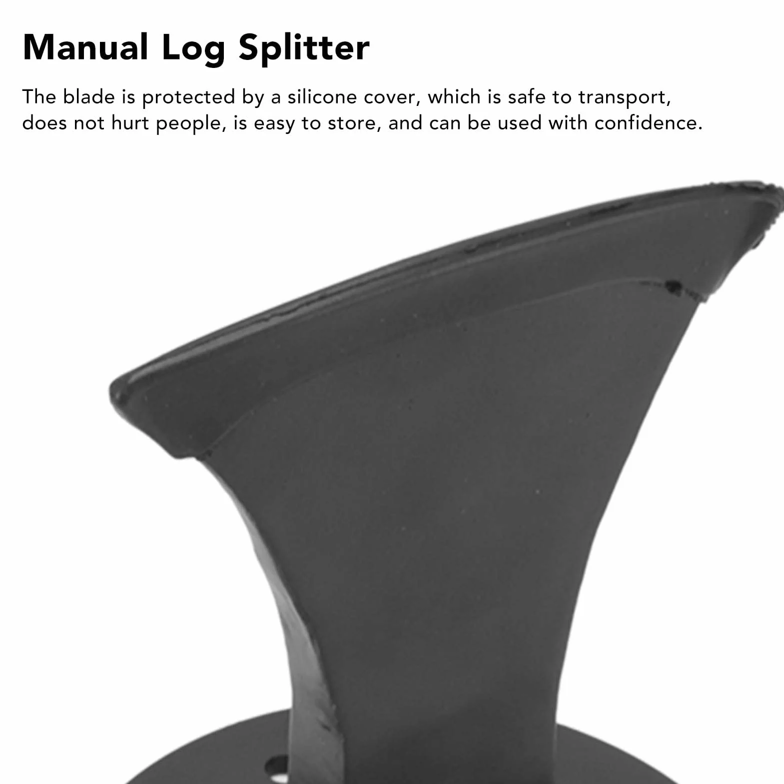 BigKing Divisor de leña para Trabajo Pesado, Cuña Divisora Manual para Chimenea