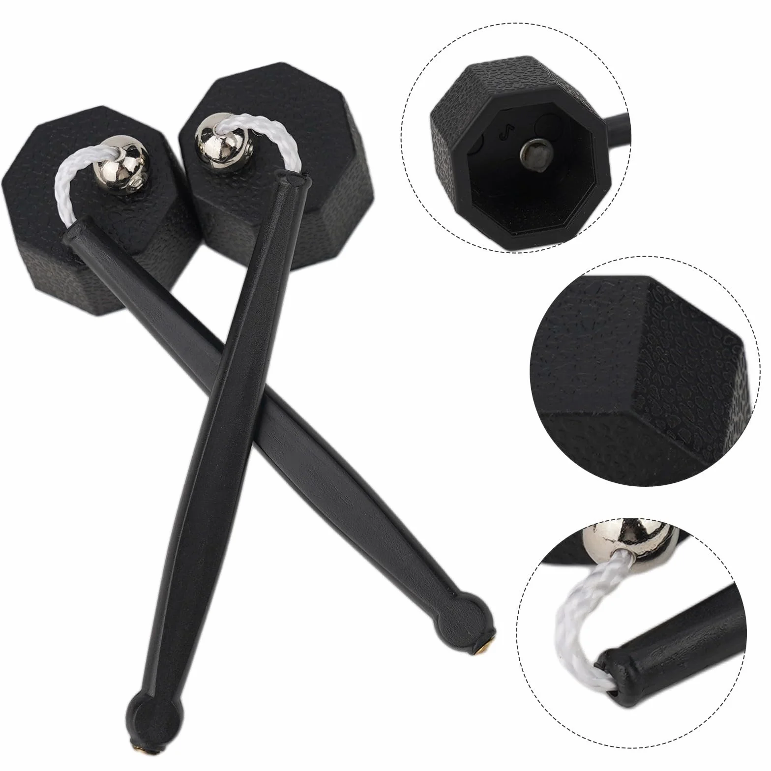 Soporte para tiza de billar octogonal de plástico 150 mm accesorio ligero