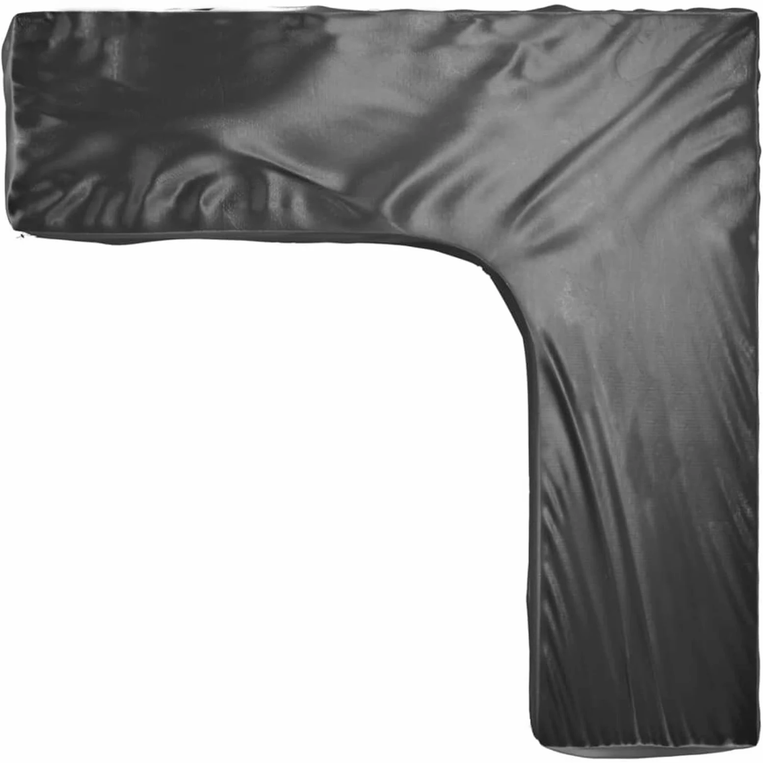 Cubierta para Muebles de Jardín, Funda Impermeable con Ojales de Aluminio 300 x 300 x 90 cm PE Negro Resistente UV para Conjuntos de Ratán en Patio Exterior