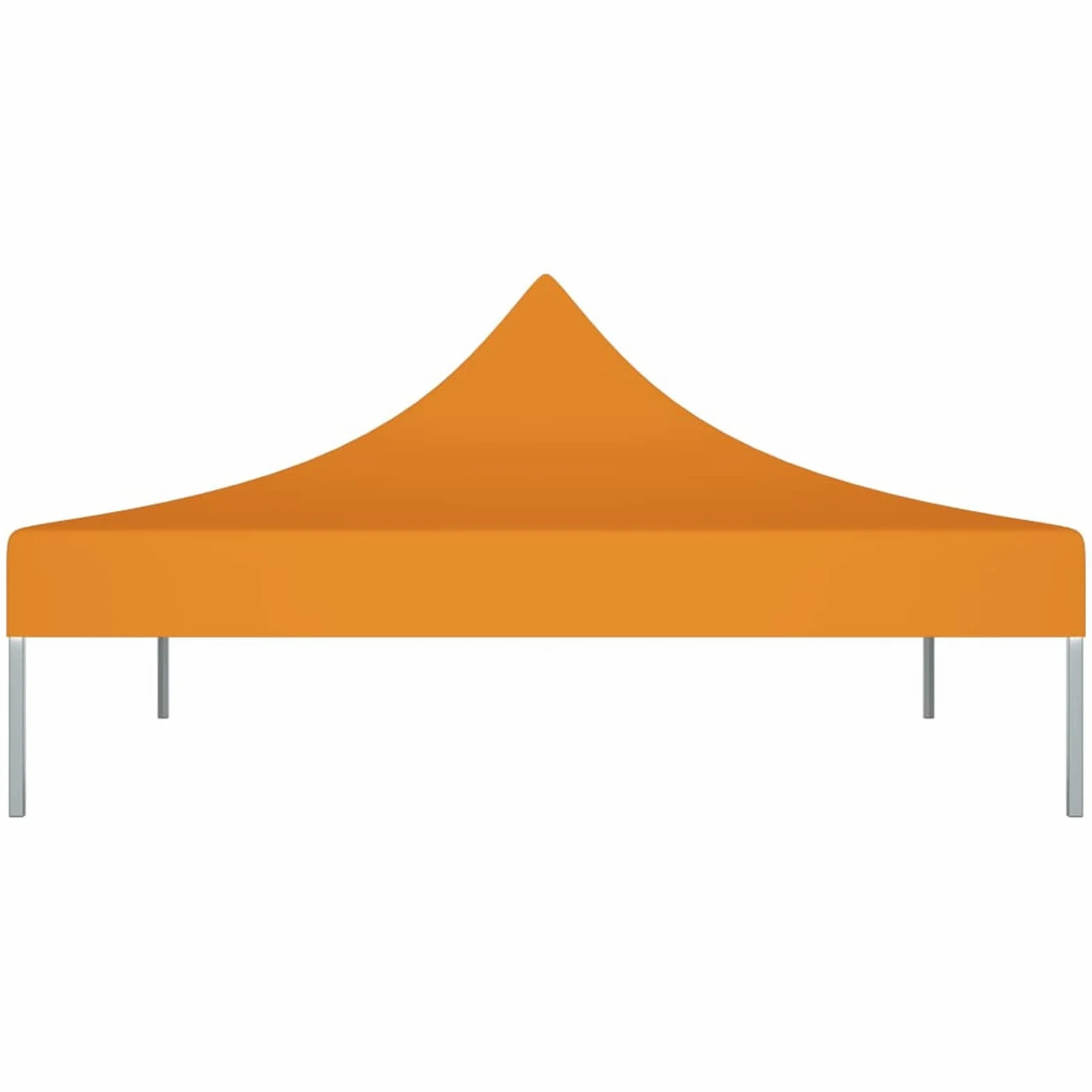 Homgoday Tienda de campaña para fiestas, techo de 2 x 2 m, naranja, 270 g/m², resistente al agua, toldo para jardín, fiesta, camping, evento, tienda de campaña de boda