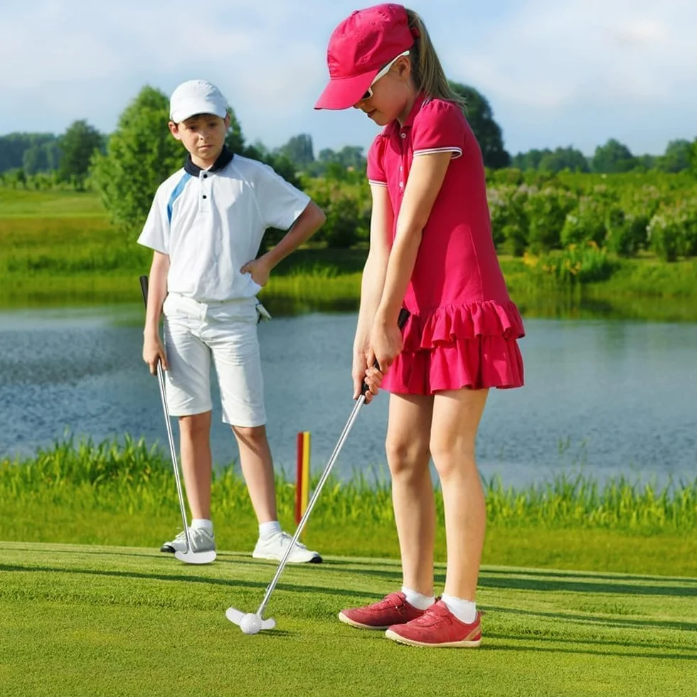 Juego de Putter de Golf para Niños con 2 Pelotas y Bolsa