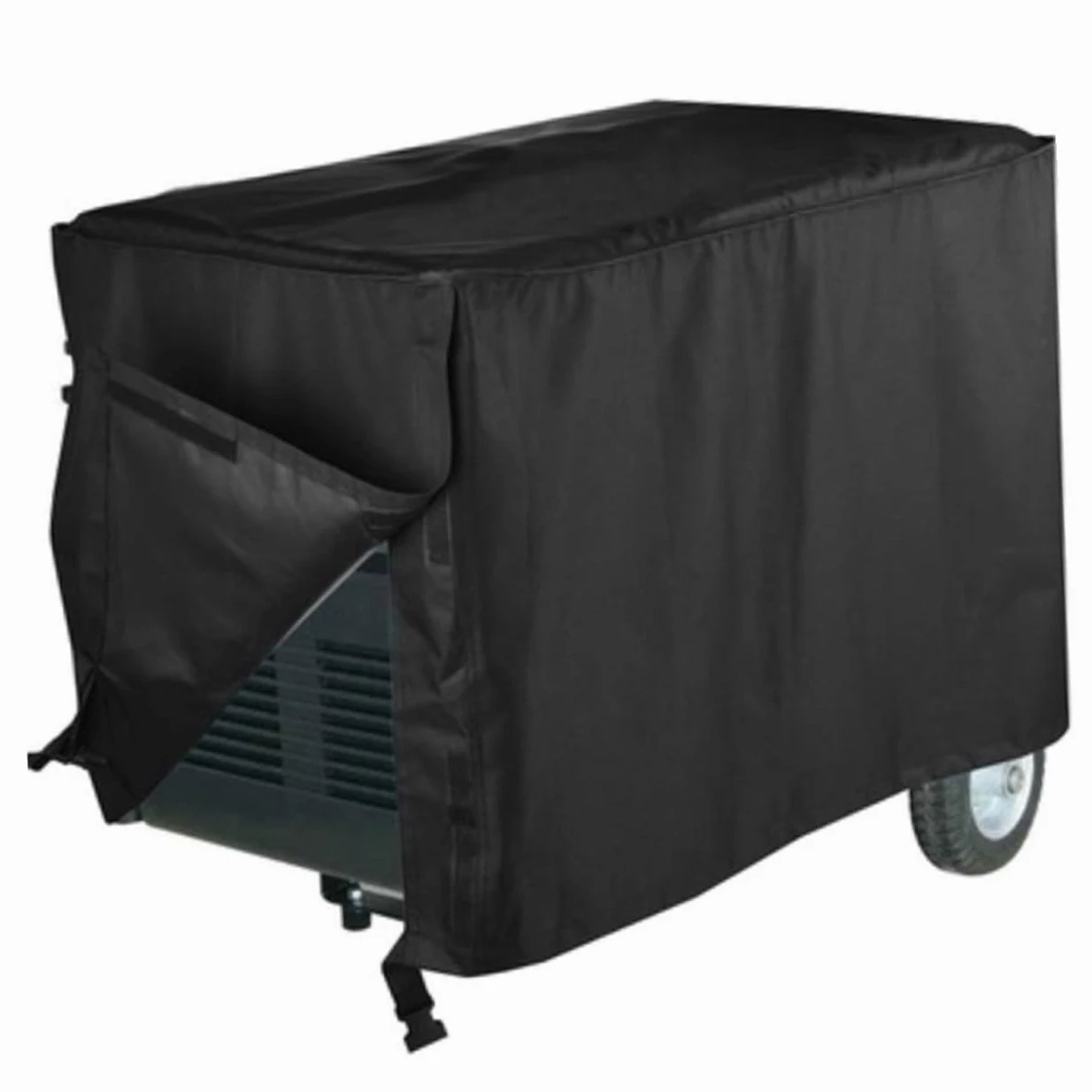 Funda para Generadores Exteriores Cubierta Rectangular Resistente UV y Polvo Protector Duradero para Jardín Color Negro