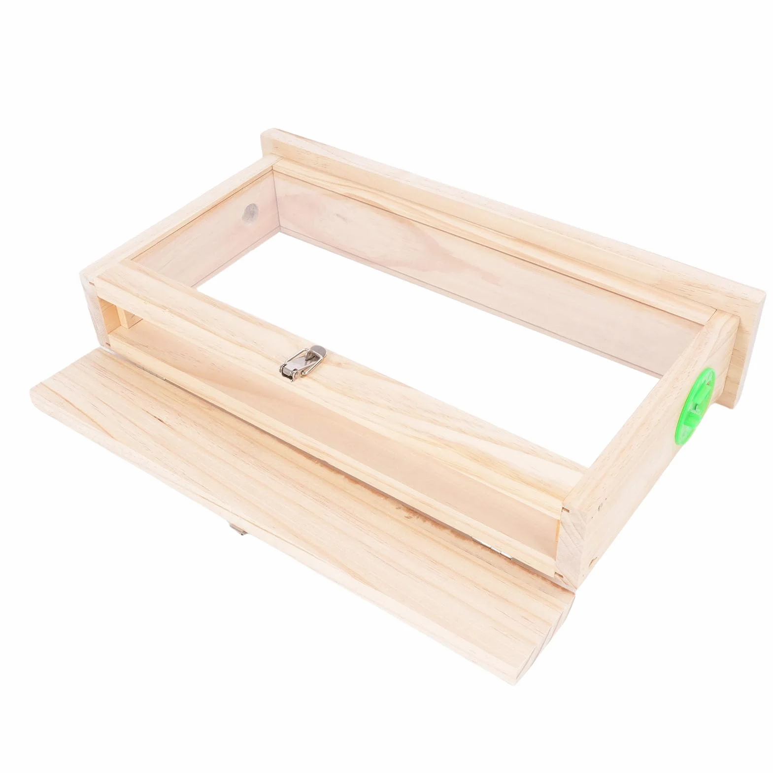 Naroote Caja de Observación de Cría de Abejas, Caja de Abejas con Tablero Acrílico de Doble Cara, Suministros de Apicultura con Rejillas de Ventilación, Ideal para Demostraciones Educativas de