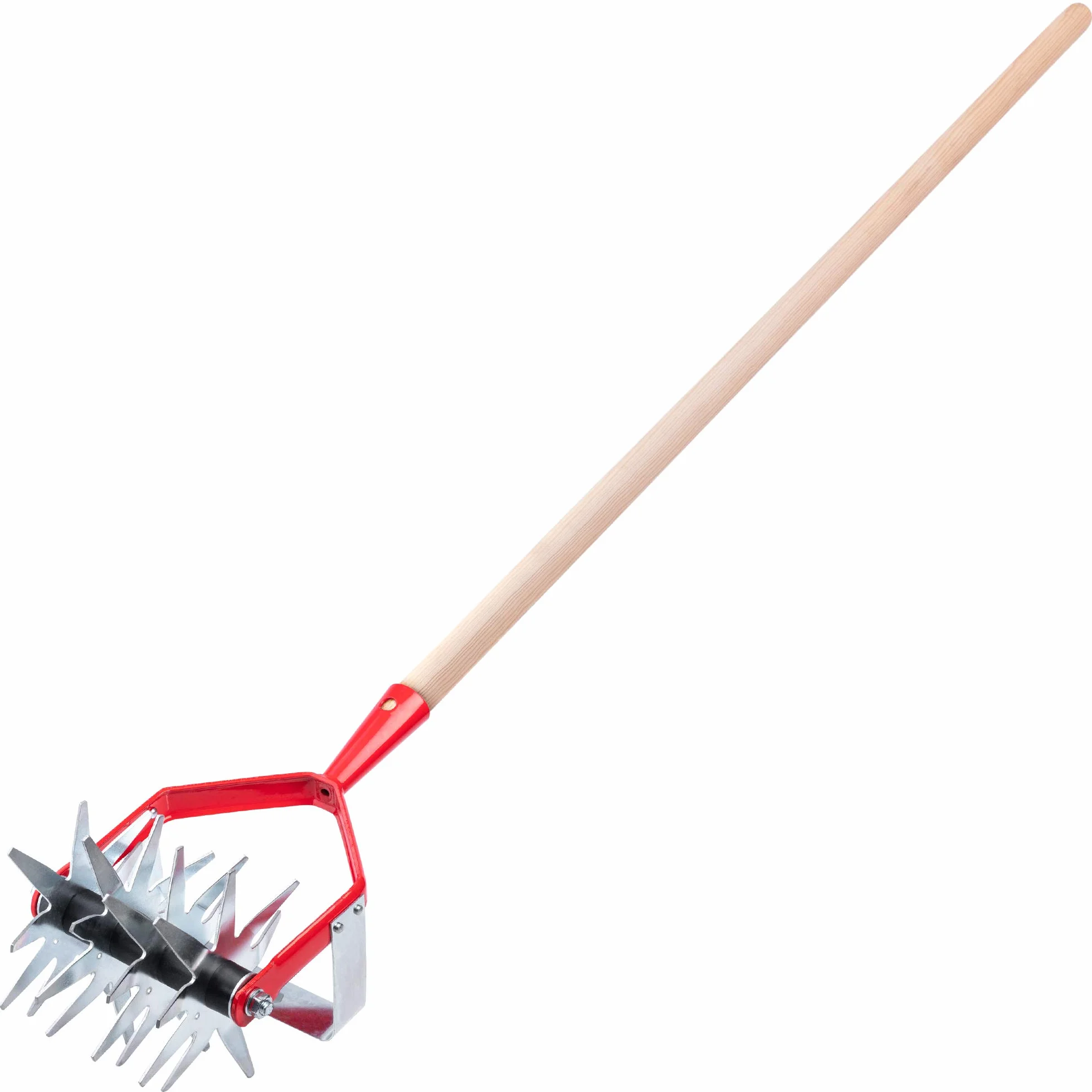KADAX - Fresadora de Estrella con Cuchillo de jesser, fresadora de jardín, colector para aflojar el BO-Dens, cultivador para jardín, césped, Malas Hierbas, rallado, cultivador de Rodillo