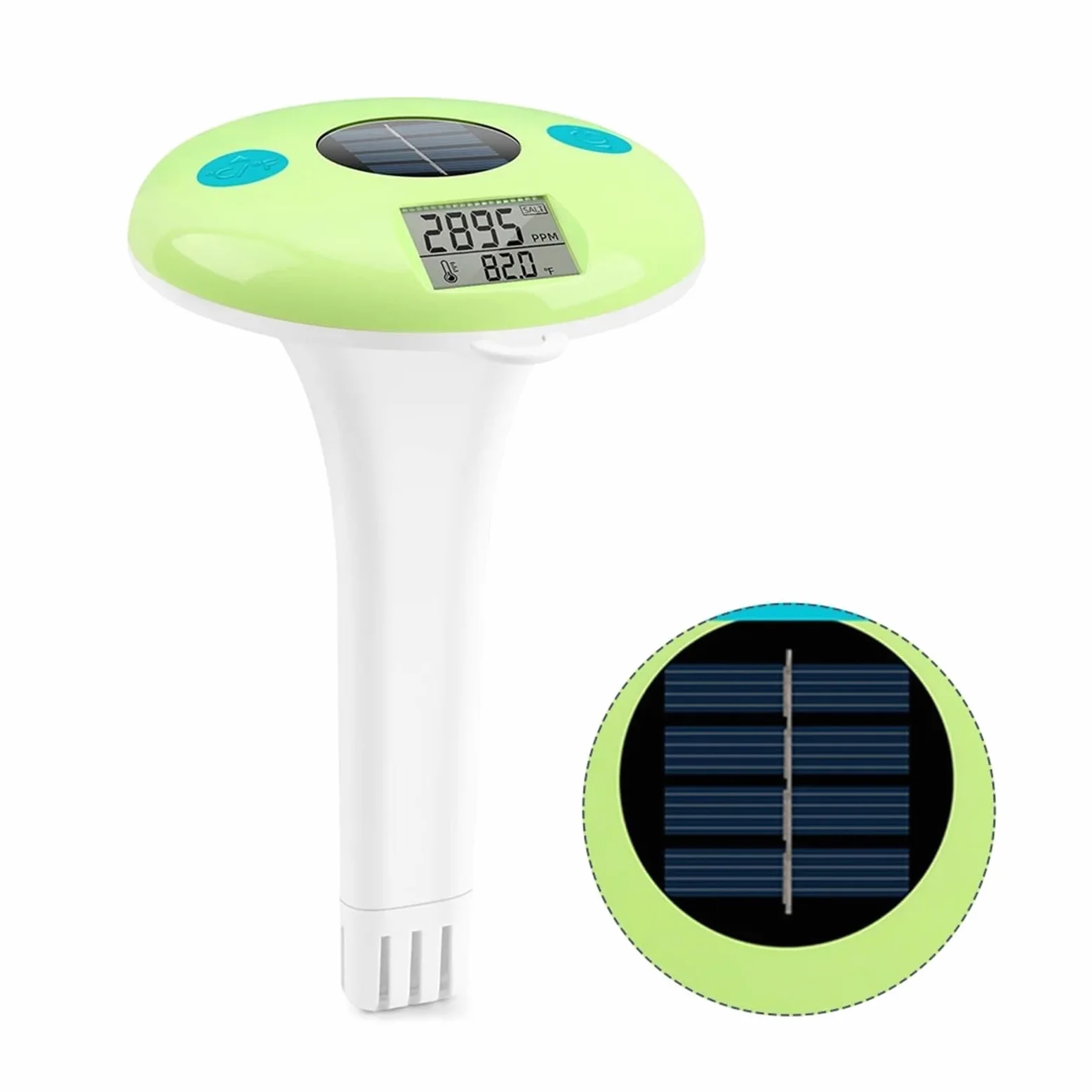 TermóMetro De Piscina For Bañeras, Medidor De Temperatura De Salinidad, Termómetro Digital De Agua, Monitoreo Acuático, Medición Precisa De La Temperatura FáCil De Usar