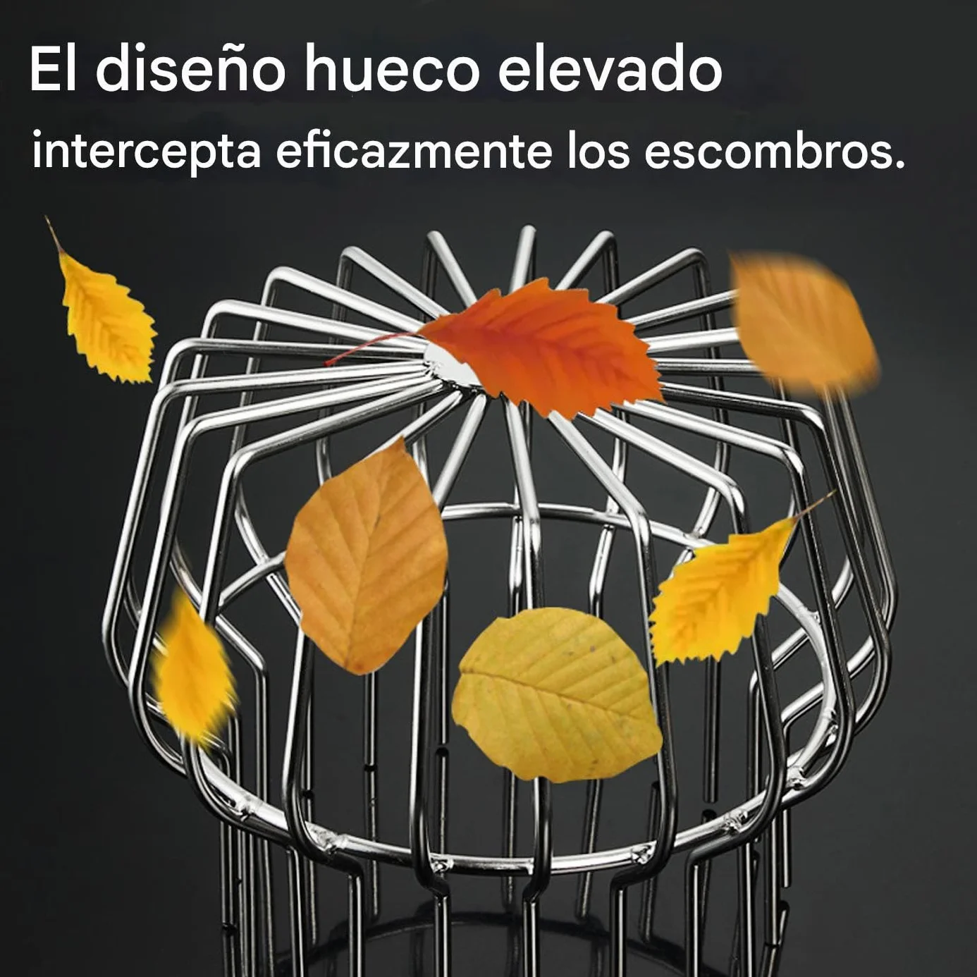 Tapa para Bajante,Coladera para Bajantes - Rejilla Antihojas para Ducha Piscina Jardín Garaje Suelo