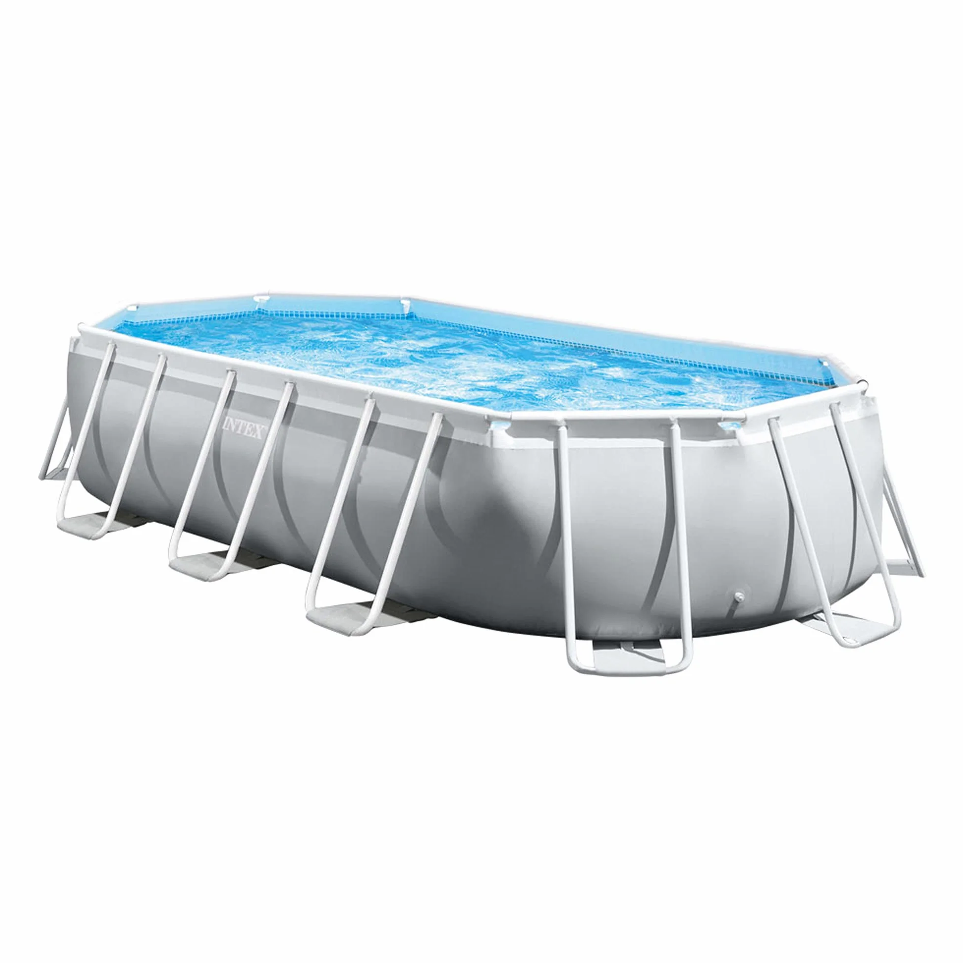 Intex 26796NP - Piscina desmontable ovalada prism frame intex 503x274x122 cm con depuradora