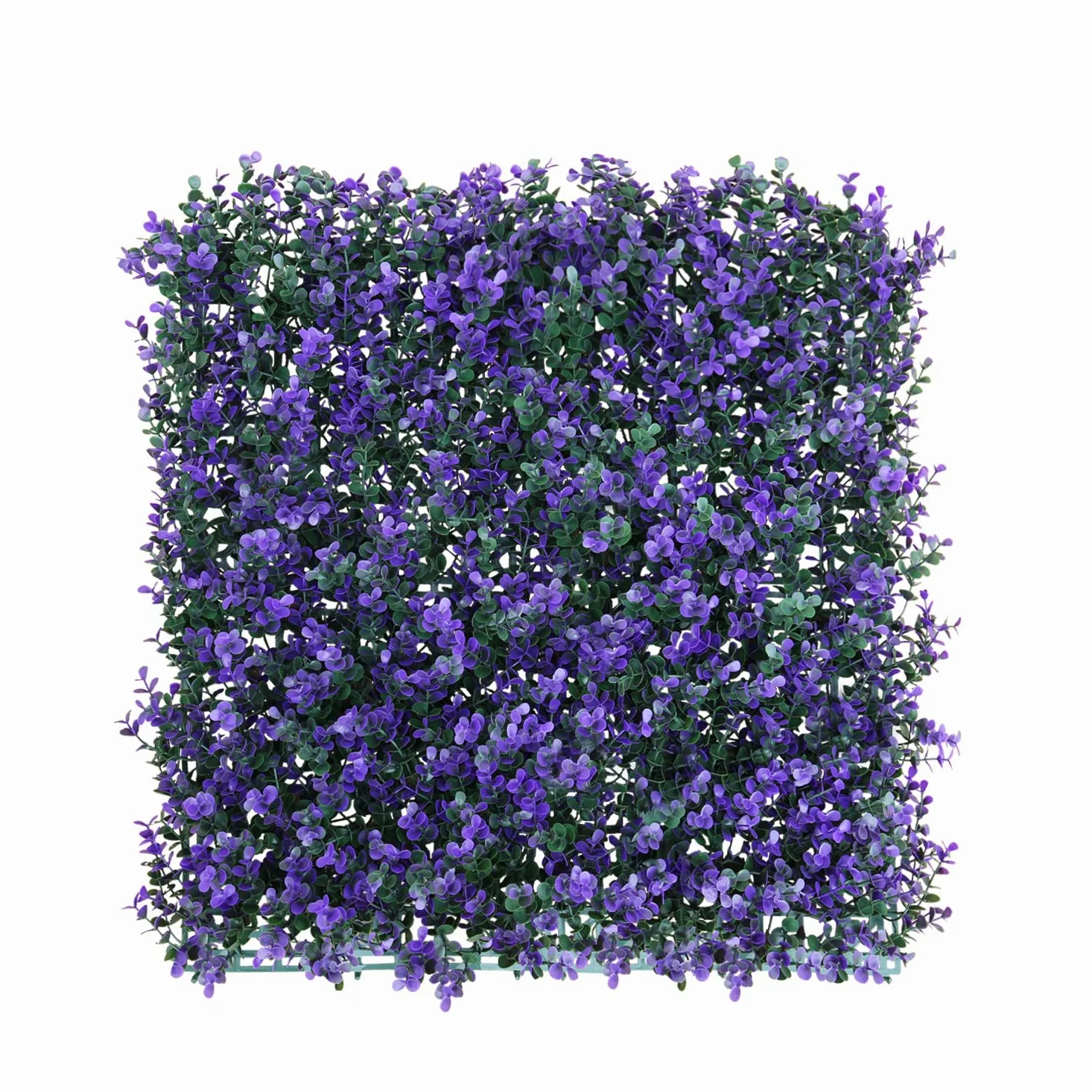6 paneles de boj artificiales de 20 x 20 pulgadas, pantalla de privacidad para plantas de seto topiario, telón de fondo de hiedra sintética, decoración de pared, protección UV para