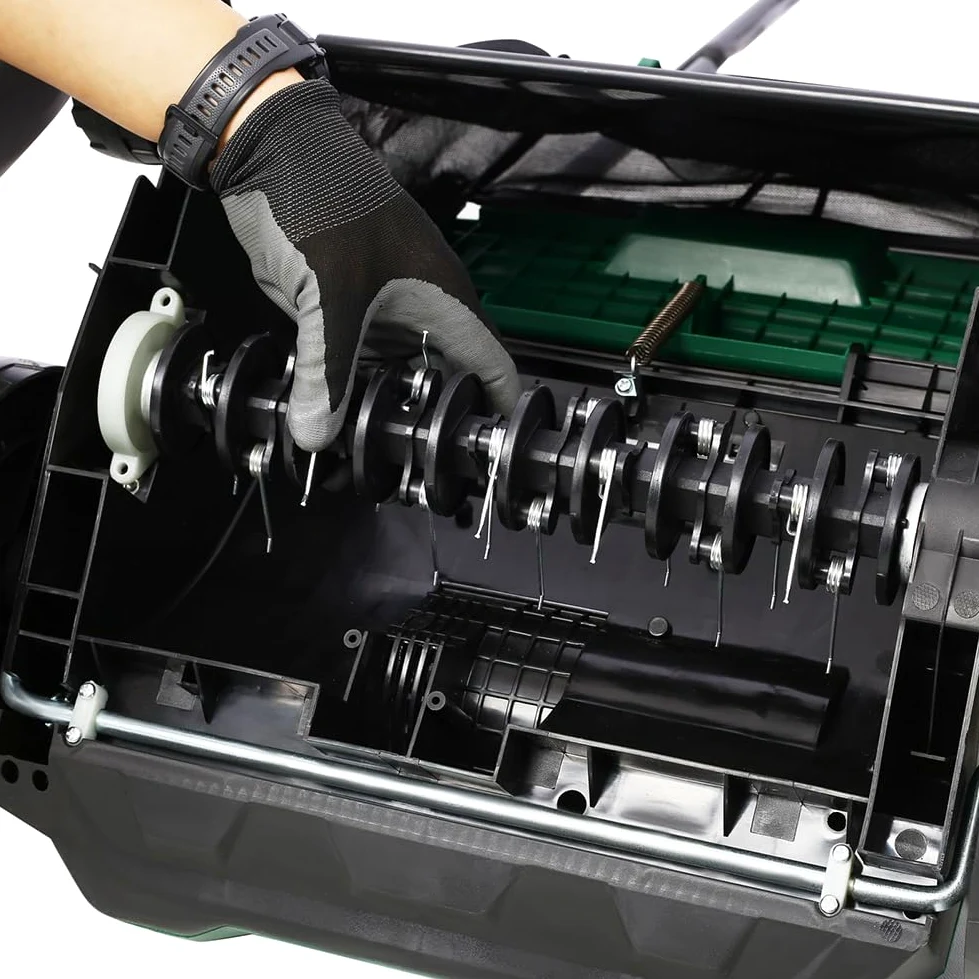 Escarificador eléctrico 2 en 1 de 13 Pulgadas, 12 amperios, con Bolsa de Recogida extraíble de 31.7 Cuartos para césped Principal