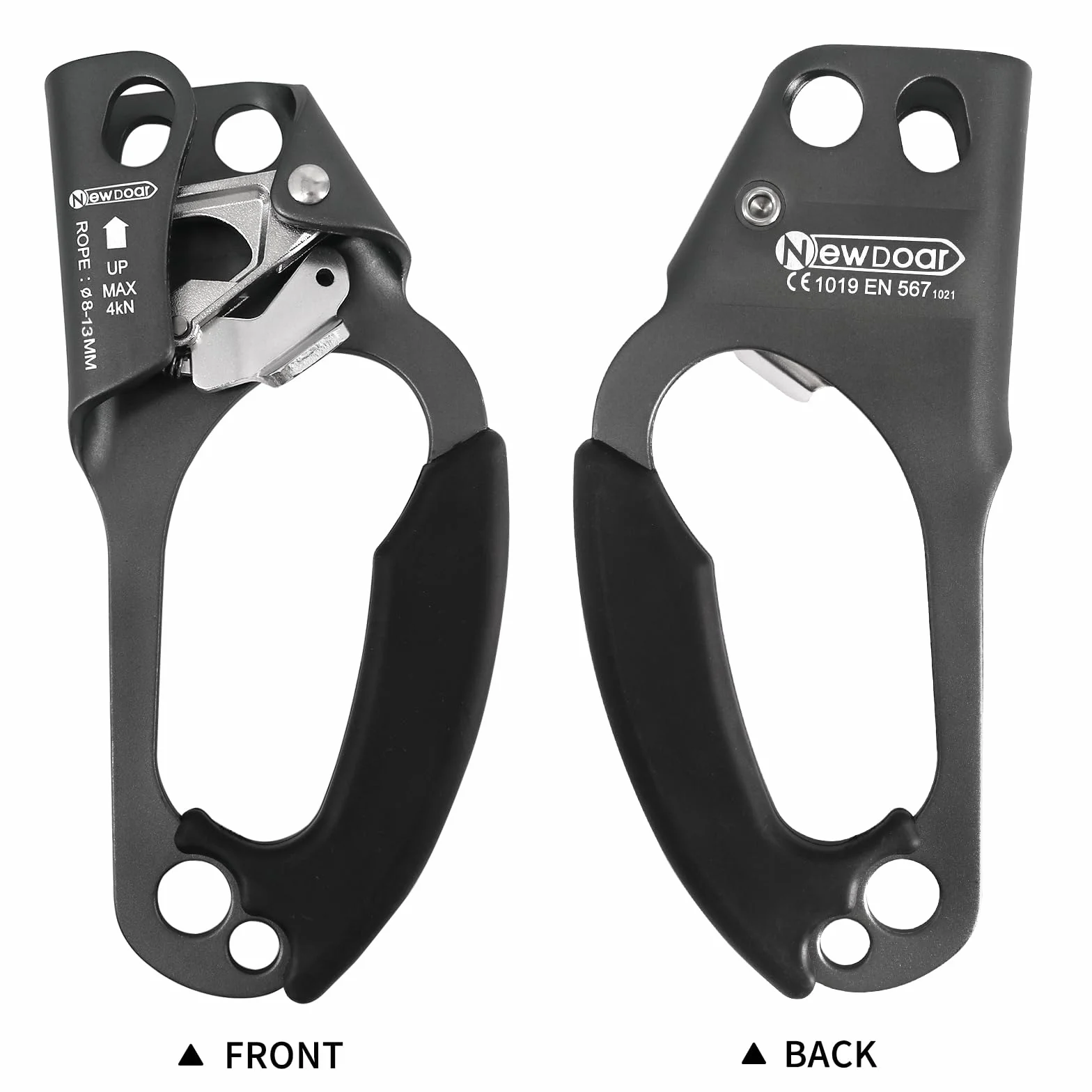 NewDoar Hand Ascender Rock Climbing Arborist Rappel Gear 8~12MM
