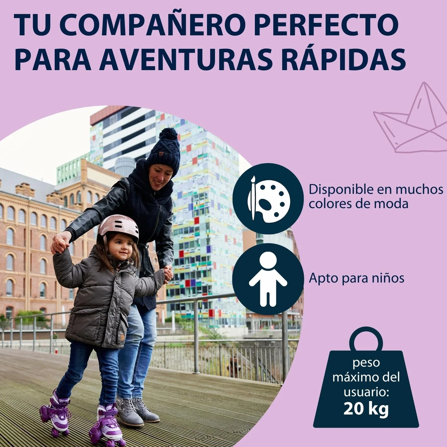 HUDORA My First Quad Patines ajustables para niños hasta 20 kg