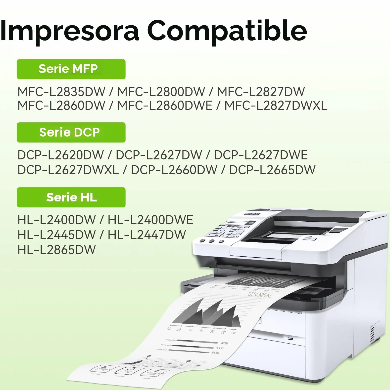 Swiss Toner TN2510XL Compatible Brother TN2510 TN-2510 TN-2510XL Negro 2-Pack
