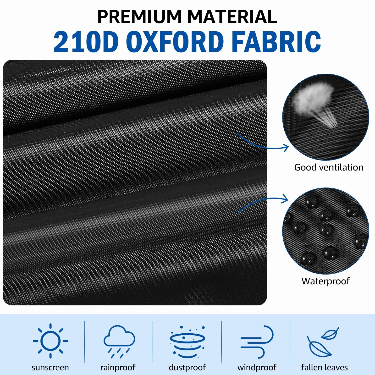 Funda para mesa de ping pong 165 x 70 x 185 cm 210D tela Oxford protección UV resistente al viento