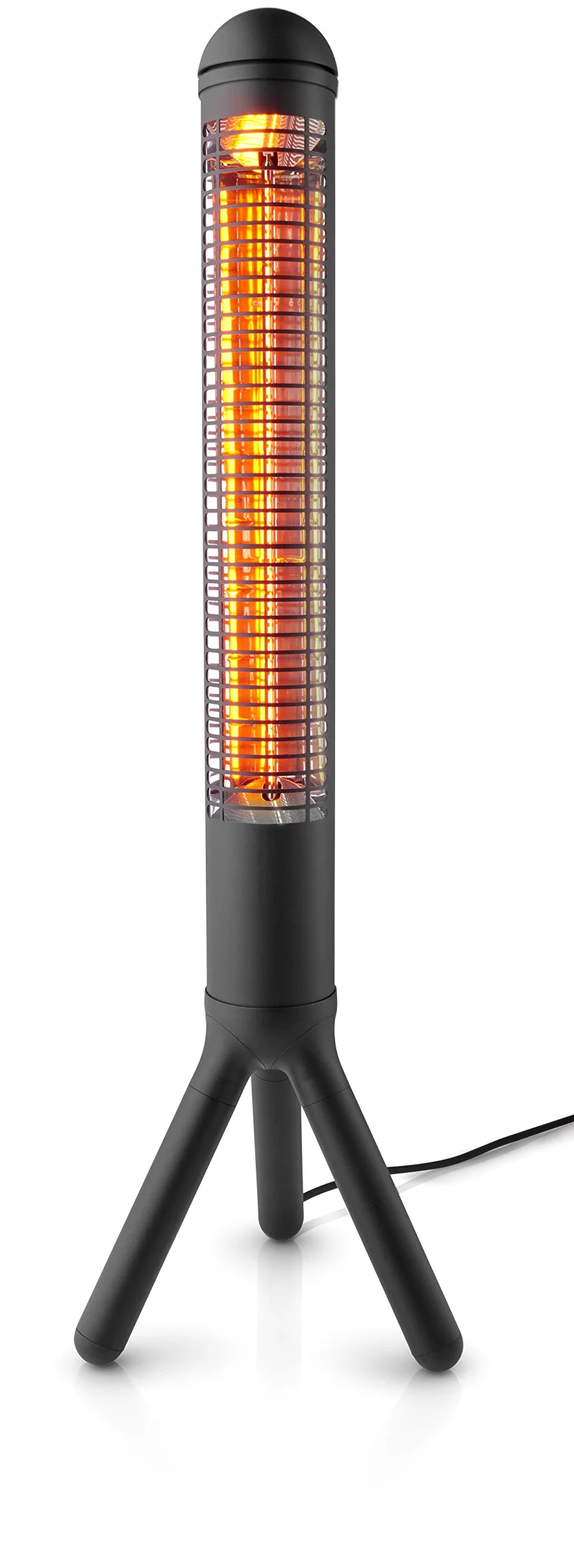 EVA SOLO Calefactor eléctrico HeatUp para terraza con efecto completo en 5 segundos, color negro