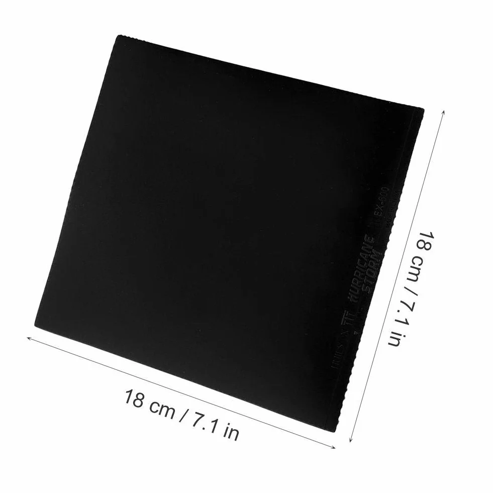 MAGT Raqueta de Tenis de Mesa Ping Pong Rubber Negro