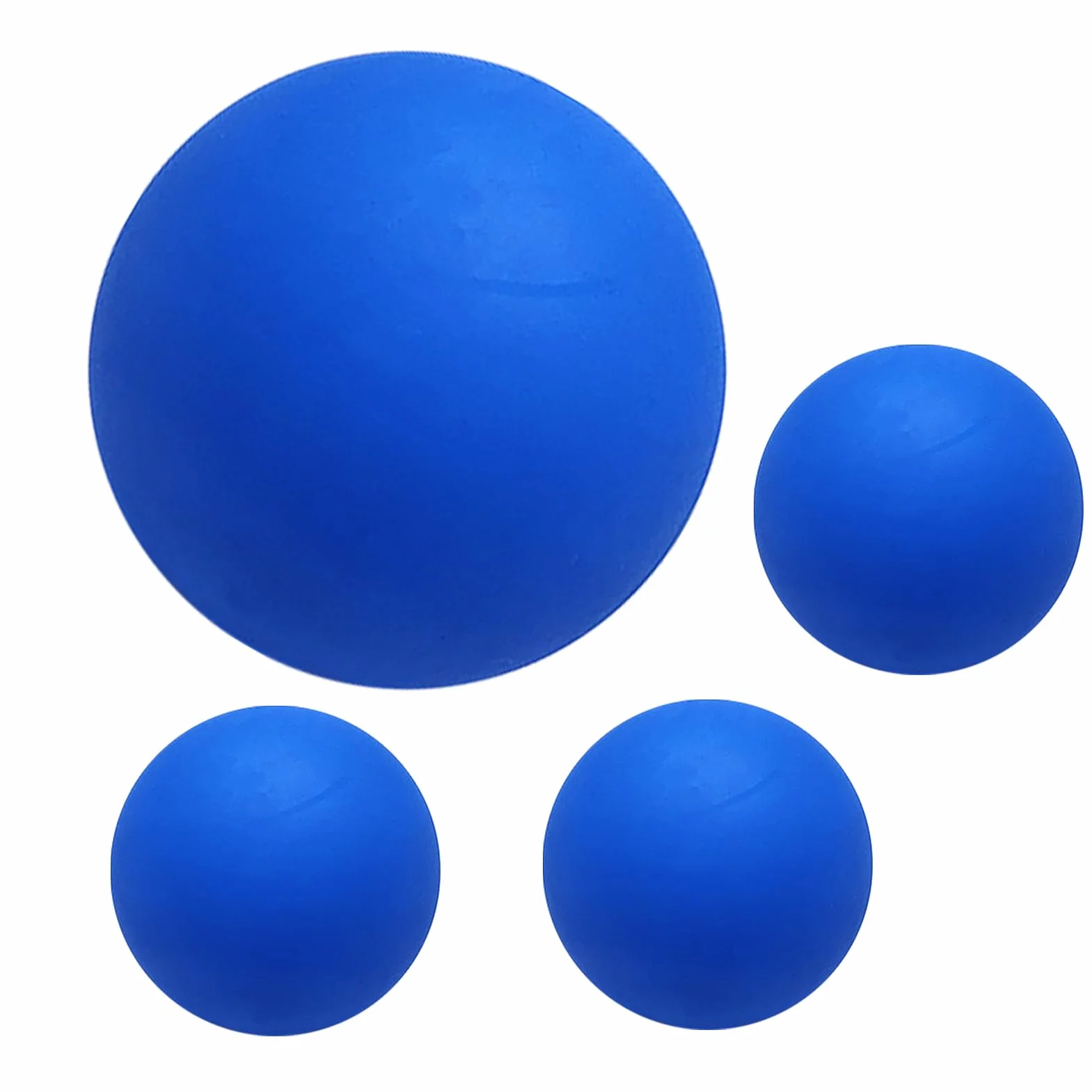 Bola de Calabaza Principiante 2.36in 4 Piezas Hueca Goma Resistente Alta Elasticidad Entrenamiento