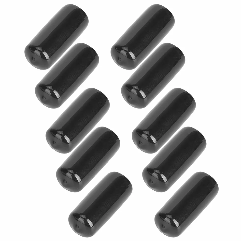KIMISS Protector de Punta de Taco de Billar, Cubiertas de Goma Duradera, 13 mm, 2 Piezas