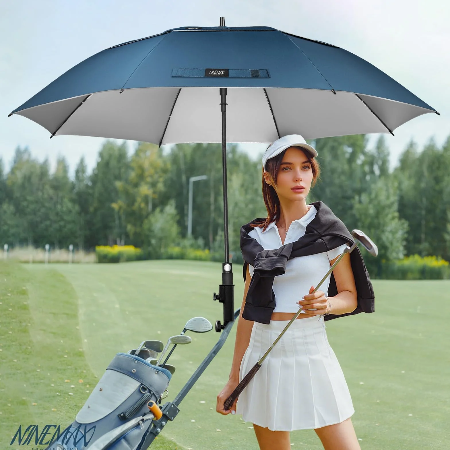 NINEMAX Sun Umbrella XL/XXL UV Protection Windproof Golf Umbrella