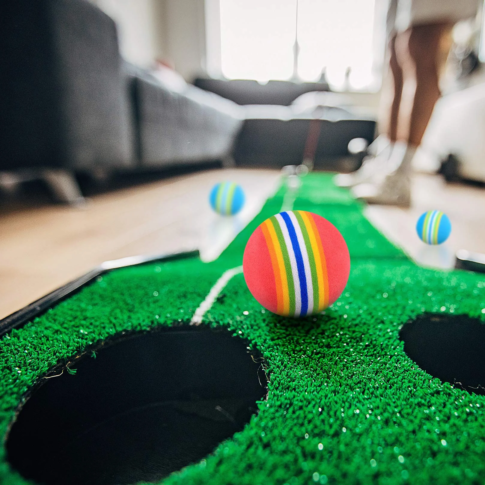 Pelotas de Golf de Práctica de Esponja Espuma 26 Piezas Rojo Azul para Niños Interior