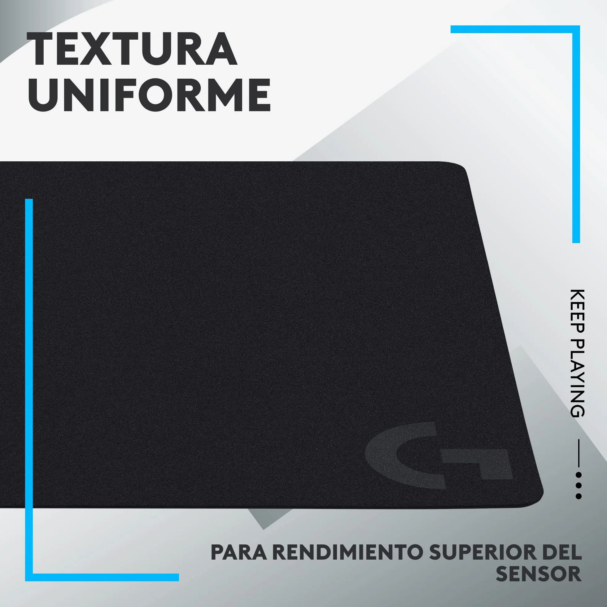 Logitech G G240 Alfombrilla de Ratón Gaming 340x280x1mm Negra