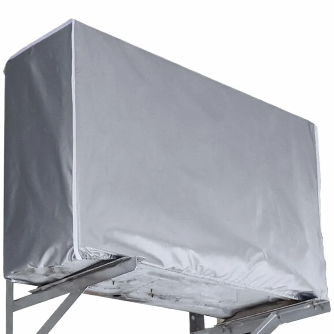 ZKGYUS Funda para Aire Acondicionado Exterior, Cubre Aire Acondicionado Exterior, Impermeable,A Prueba de Nieve,A Prueba de Polvo,Protector Solar (86 x 35 x 60cm)