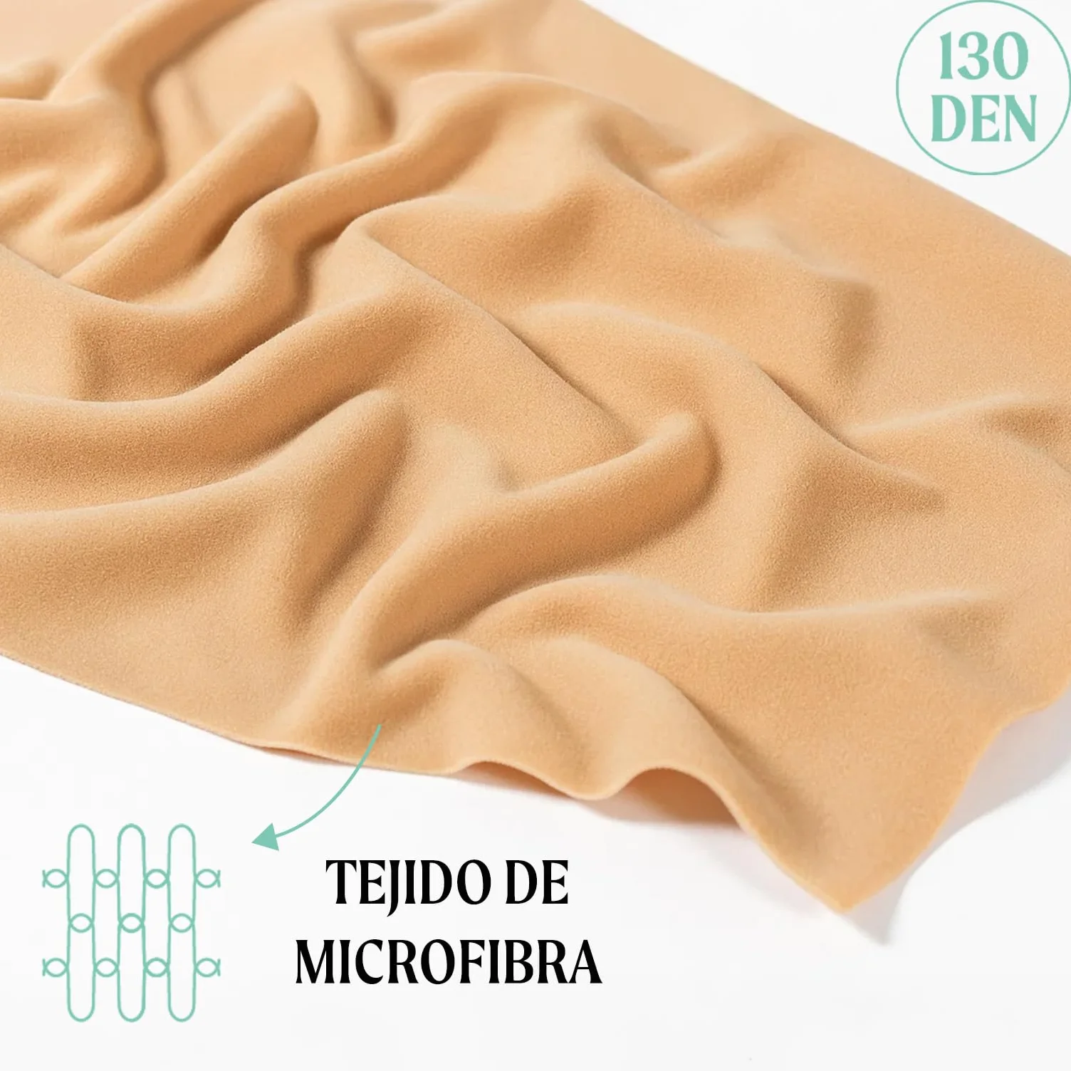 CALZITALY Cubrepatines protección patín niña mujer 130 denier talla 28-42