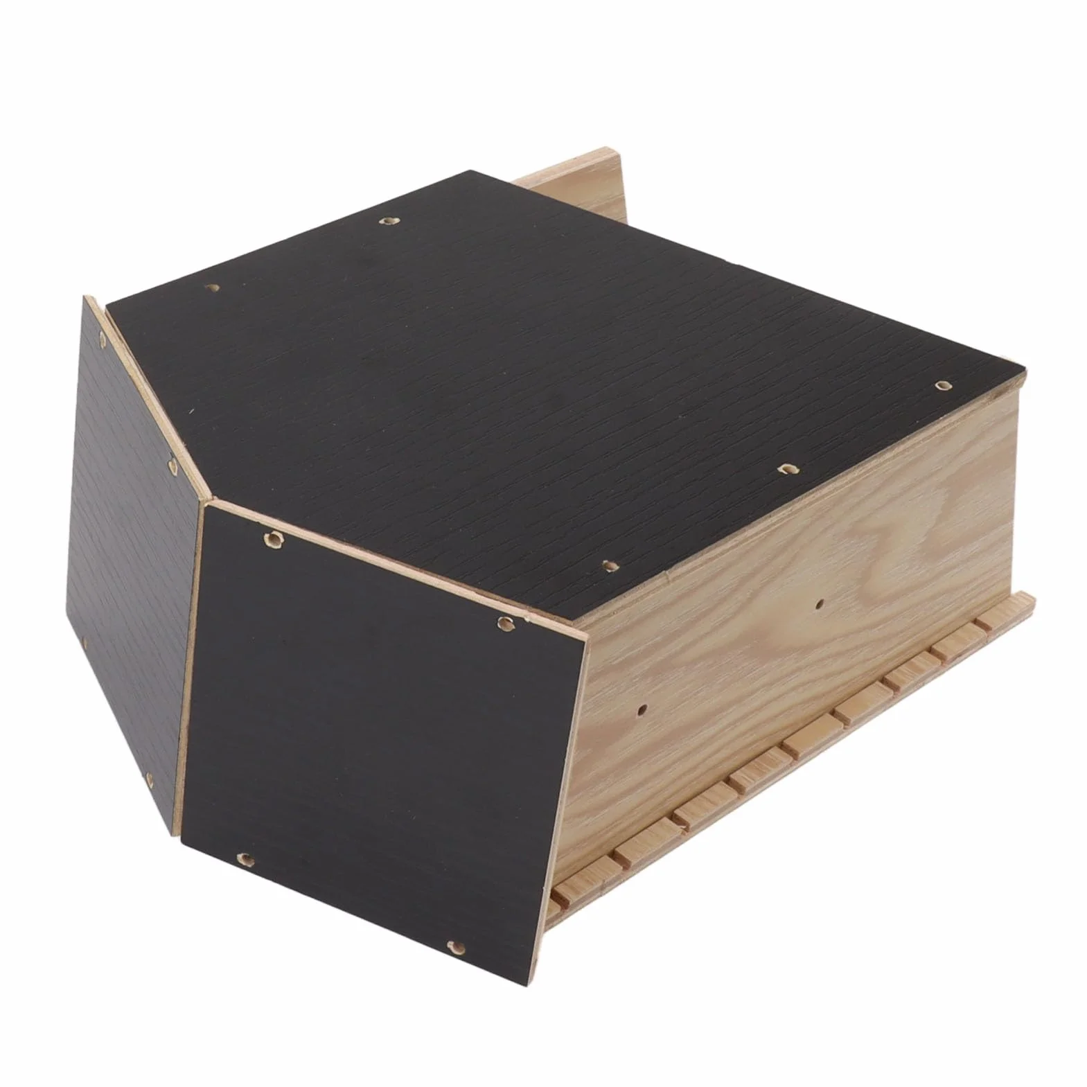 Asixxsix Casa de Murciélagos, Caja de Madera de Doble Cámara para Murciélagos, Resistente a la Intemperie, Fácil de Instalar, Limpia su Jardín de Insectos, 5.7x8.9x3.5in