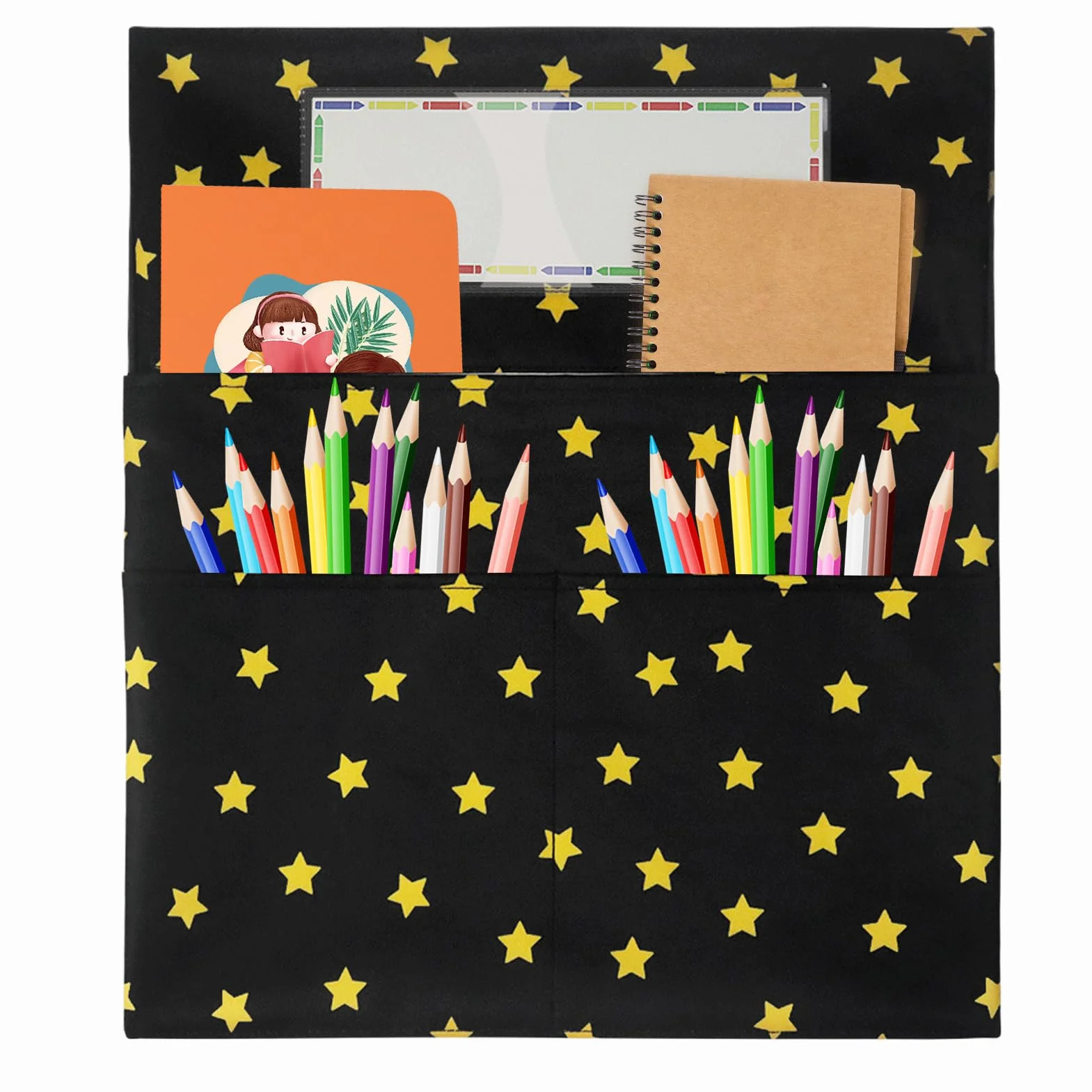 Organizador De Bolsillos Para Sillas De Clase Escolar Suministros Lectura Maestros Biblioteca