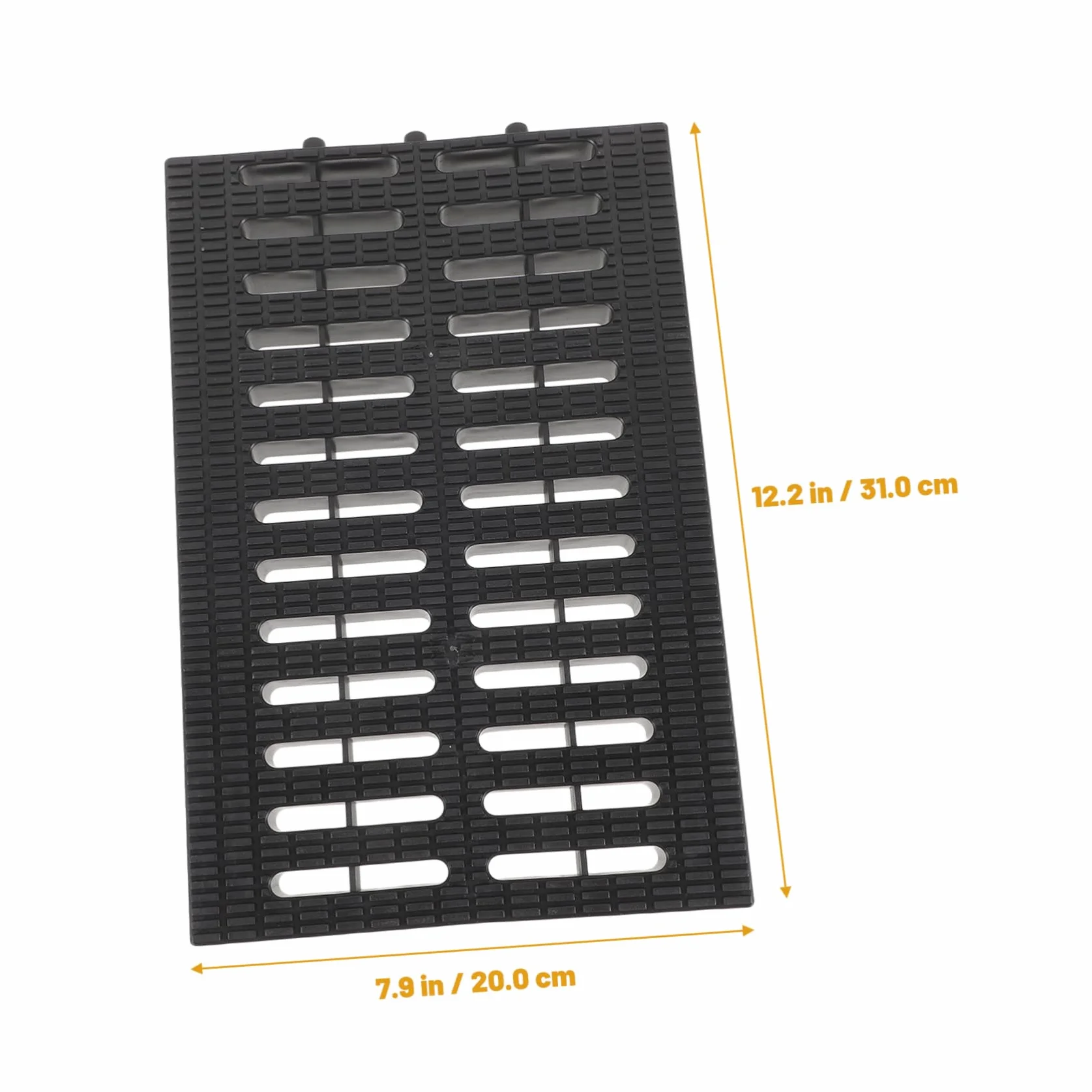 DOITOOL Rejilla De Drenaje De Plástico para Jardín Y Cocina Cubierta De Alcantarilla con Alta Capacidad De Carga Y Fácil Limpieza Ideal para Garajes Patios Y Áreas Exteriores 7.87X7.87X0.87