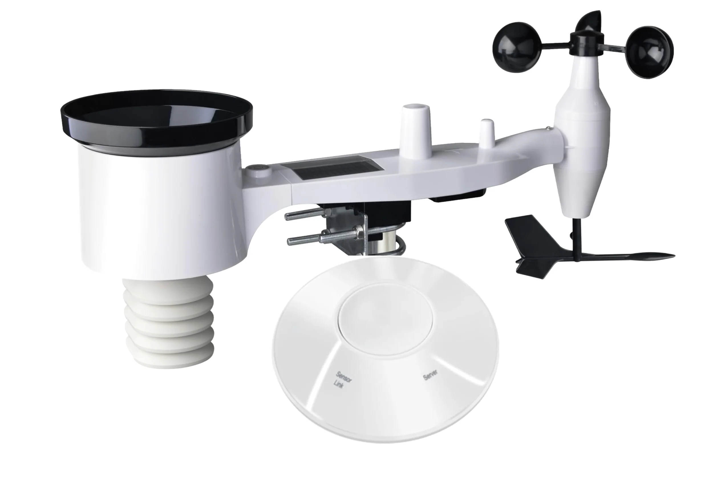 froggit DP2000 - Estación meteorológica inalámbrica 7 en 1 con sensor exterior en T | Inalámbrico, diseño en T