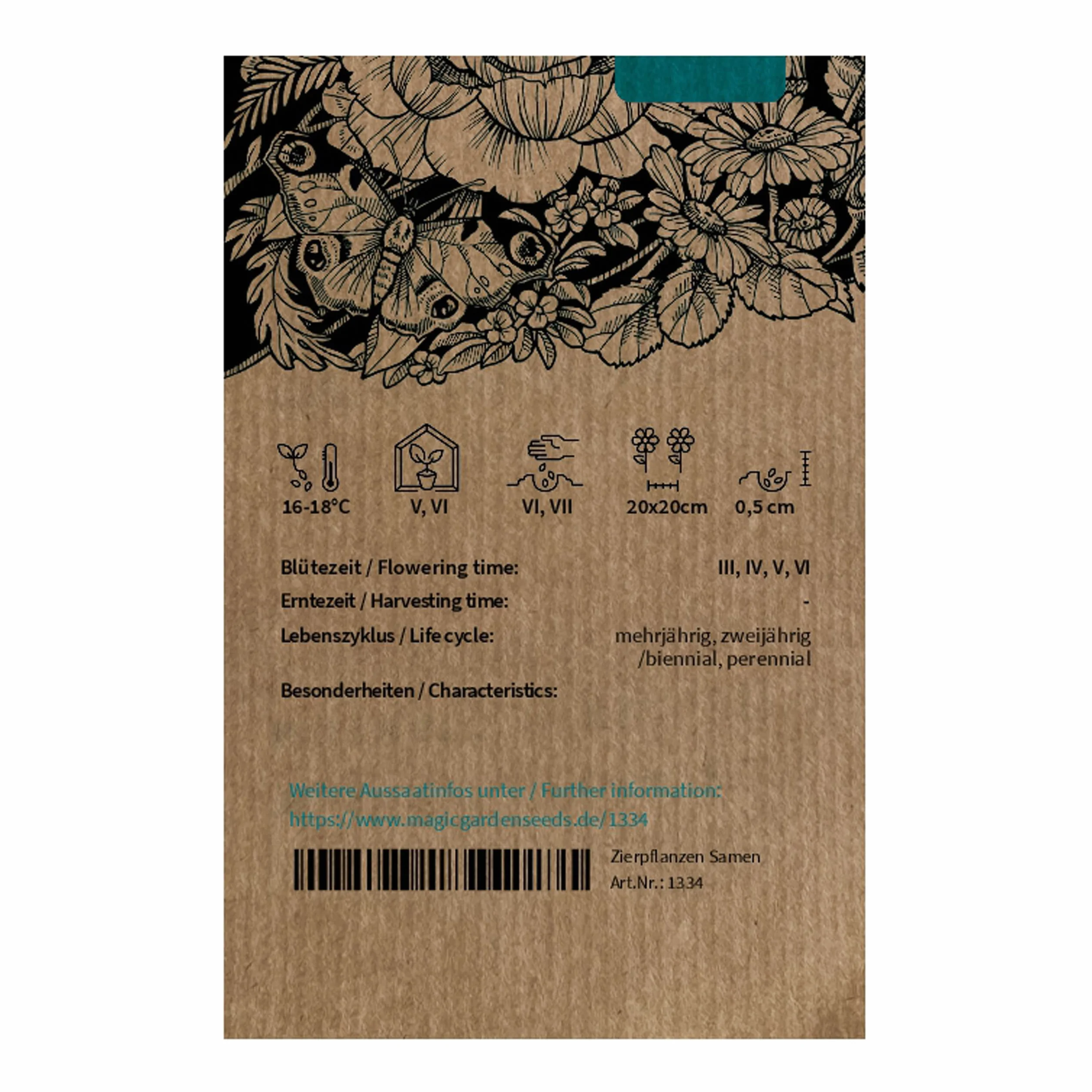 No me olvides (Myosotis sylvatica) - aprox. 600 semillas