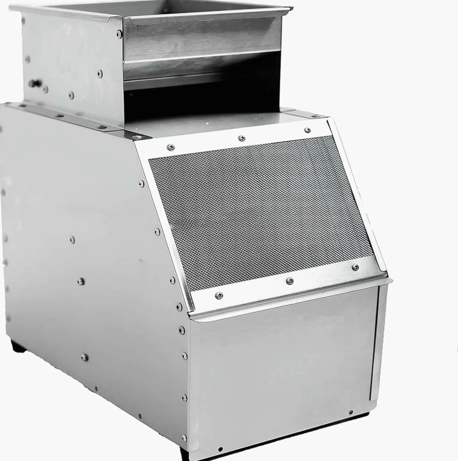 Divisor de carcasa soplada, limpiador eléctrico de granos con ventilador de velocidad ajustable, puerto de alimentación ampliado para granja