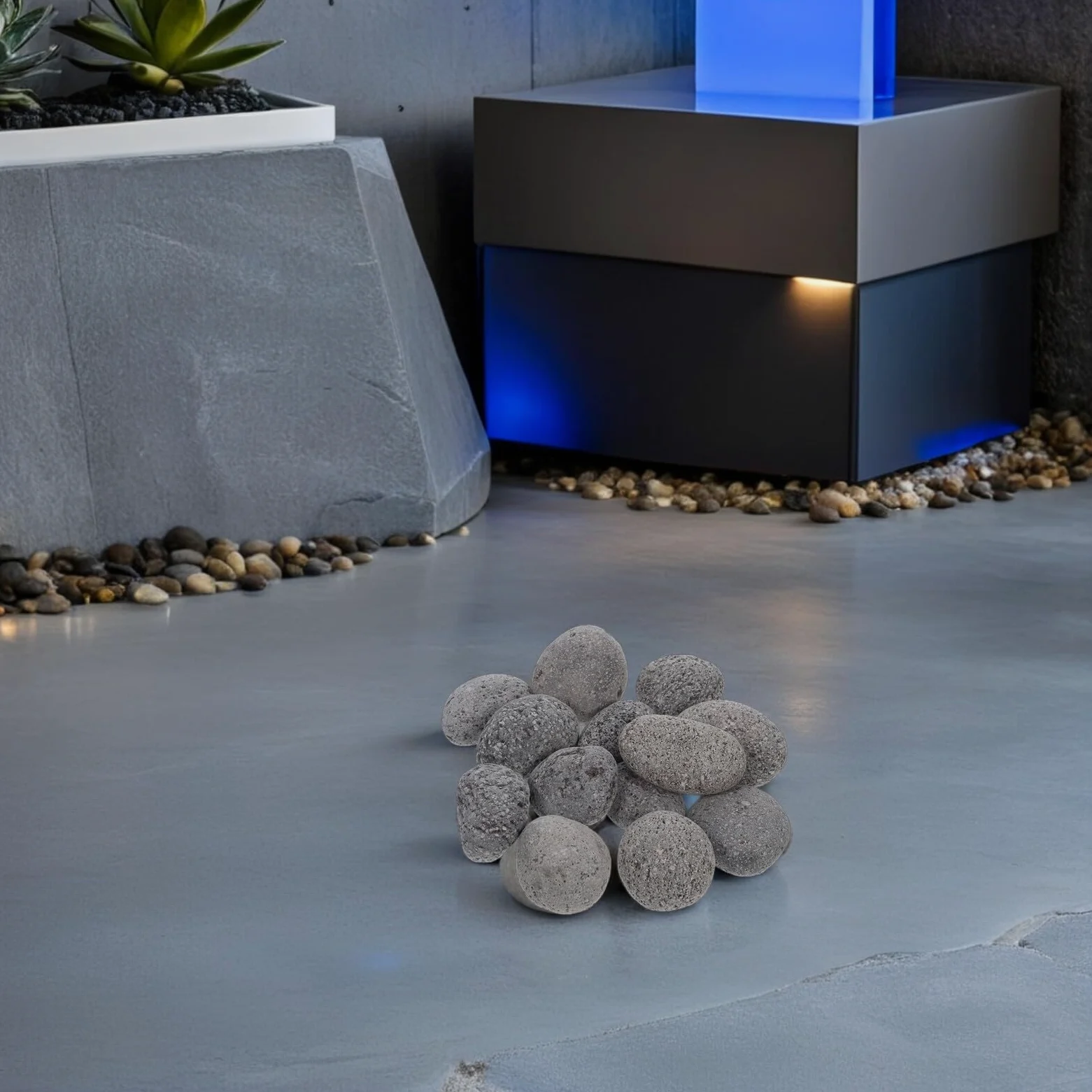 Alasum Piedras para Sauna de Basalto 3-5 CM 1,9 Kg Bolsa Resistentes a Grietas para Calentadores Eléctricos y Estufas de Leña, Piedras Volcánicas de Vapor para SPA y Sauna de Vapor