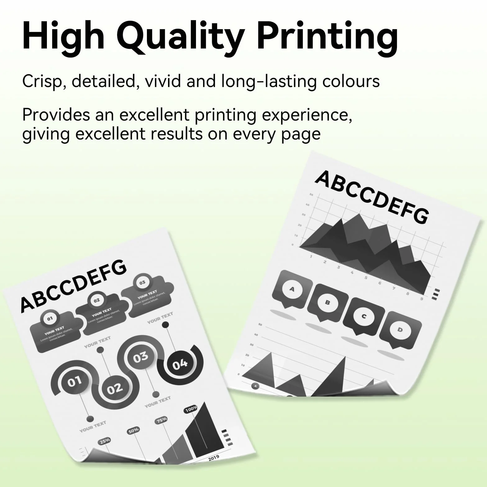 Swiss Toner TN2510XL Compatible Brother TN2510 TN-2510 TN-2510XL Negro 2-Pack