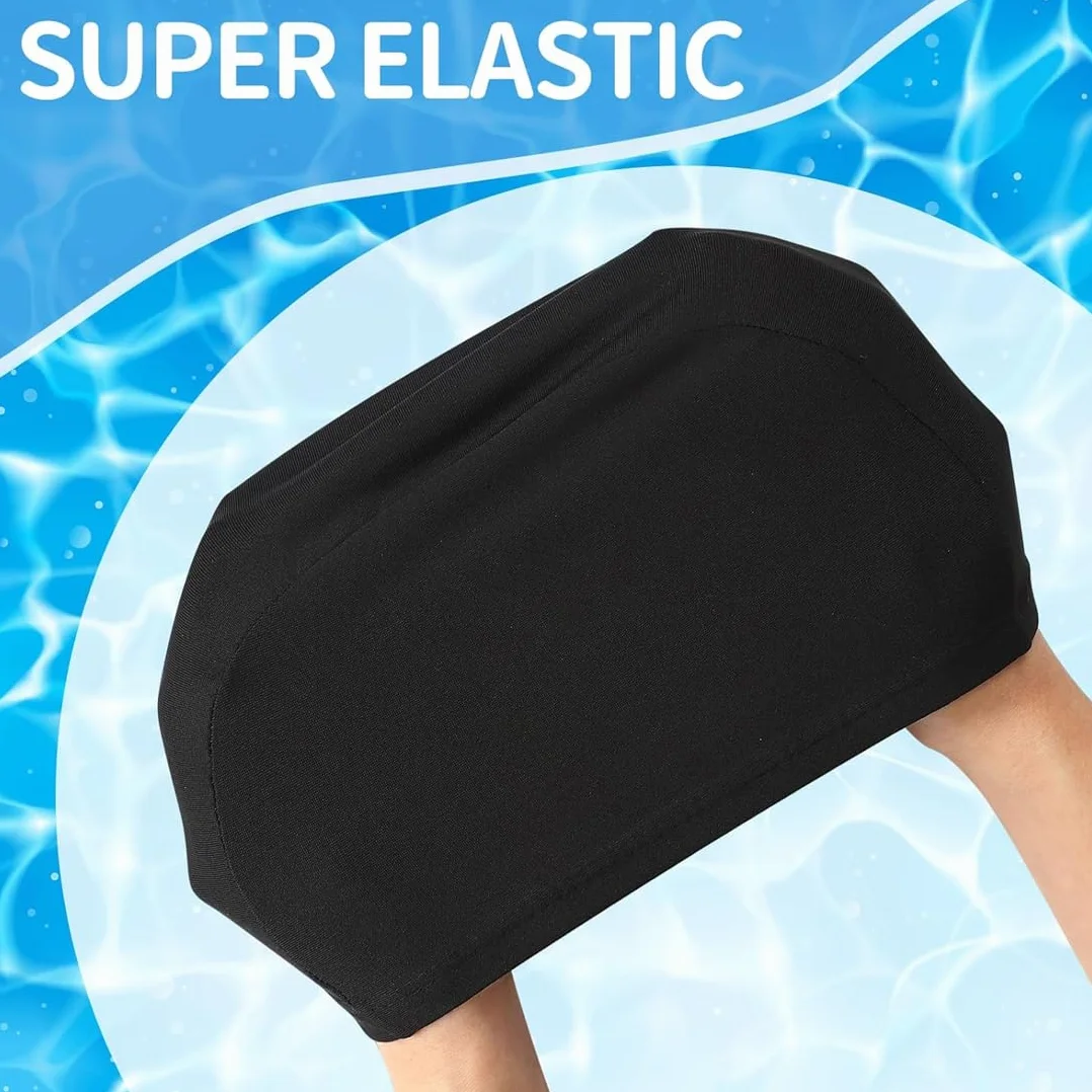 WeddHuis Gorro de Natación Elástico para Piscina Mujer Hombre Pelo Largo Corto
