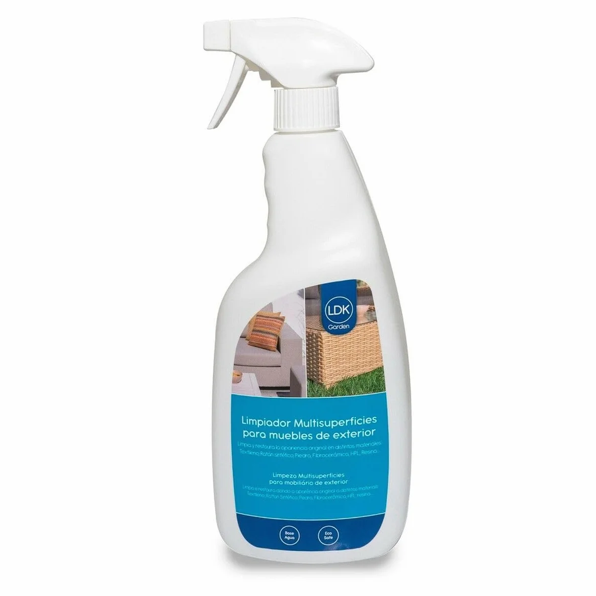Limpiador Ecológico PROFESIONAL Multisuperficies de Exterior | Limpia la suciedad, aceites y manchas | 750 cc | Para textileno, rattán sintetico, piedra, fibras plásticas, HPL | Limpieza LOLAhome