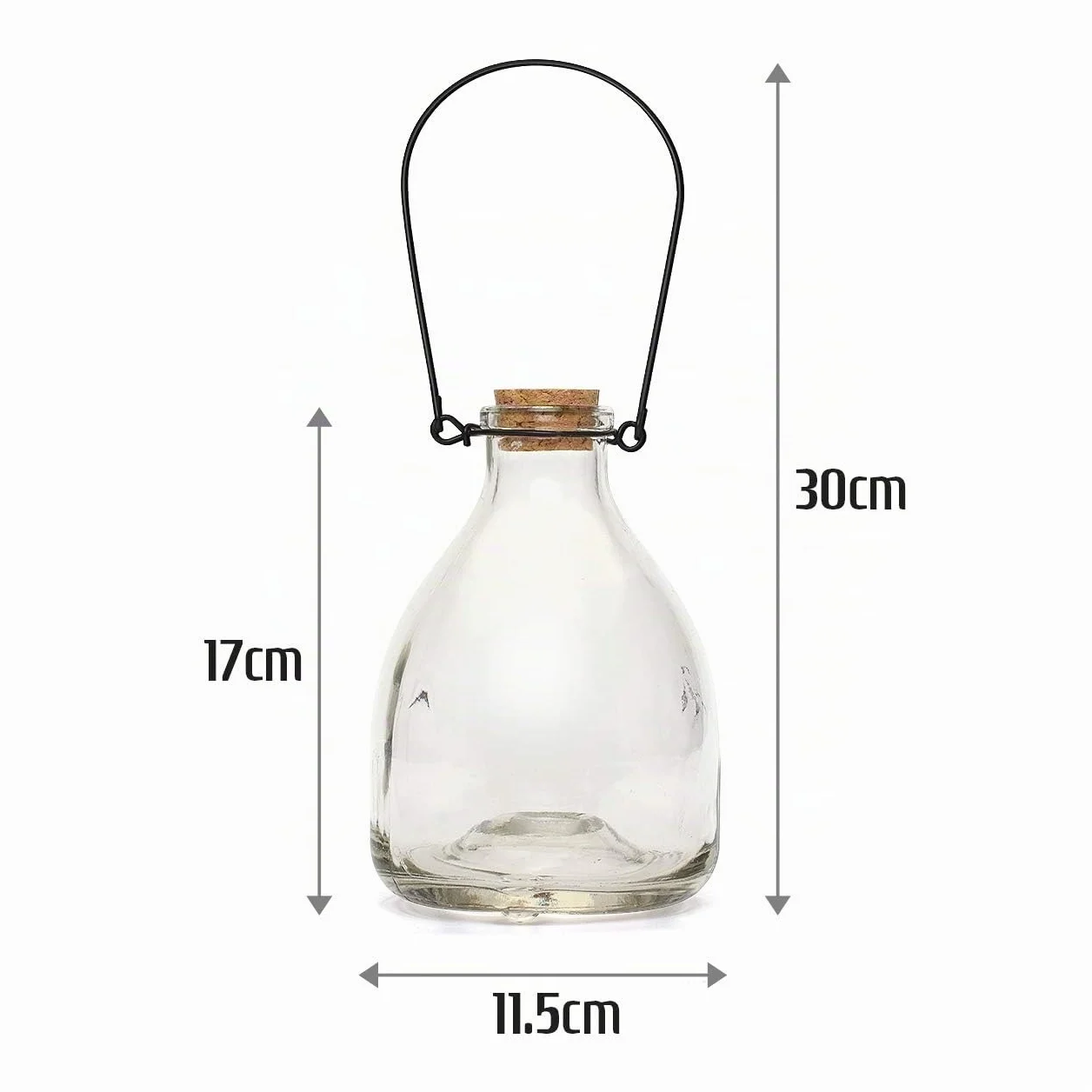 CKB LTD CKB-WC02 - Juego de 2 trampas para avispas con colgador de metal, diseño tradicional y atractivo para colgar miel, trampa para insectos para interiores y exteriores, control de plagas, paquete