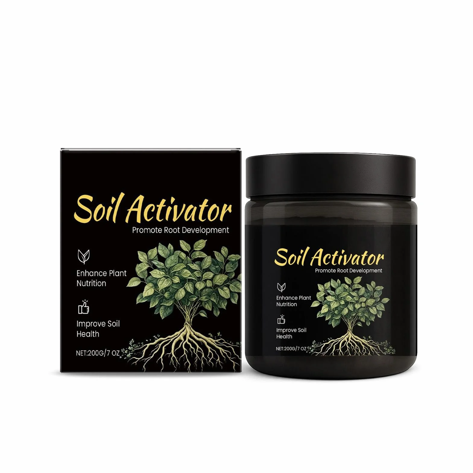 Activador de Suelo,De Uso Suave Seguro y Fácil para Principiantes - Revitalizador de Suelo para Plantas - para Césped, Patio, Balcón, Terraza, Jardín, y Más