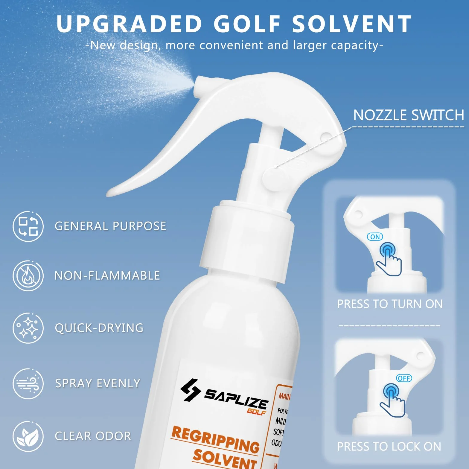 SAPLIZE Golf Grip Kits para el Regripado de Palos de Golf - Kit Estándar, Completo A, Completo B