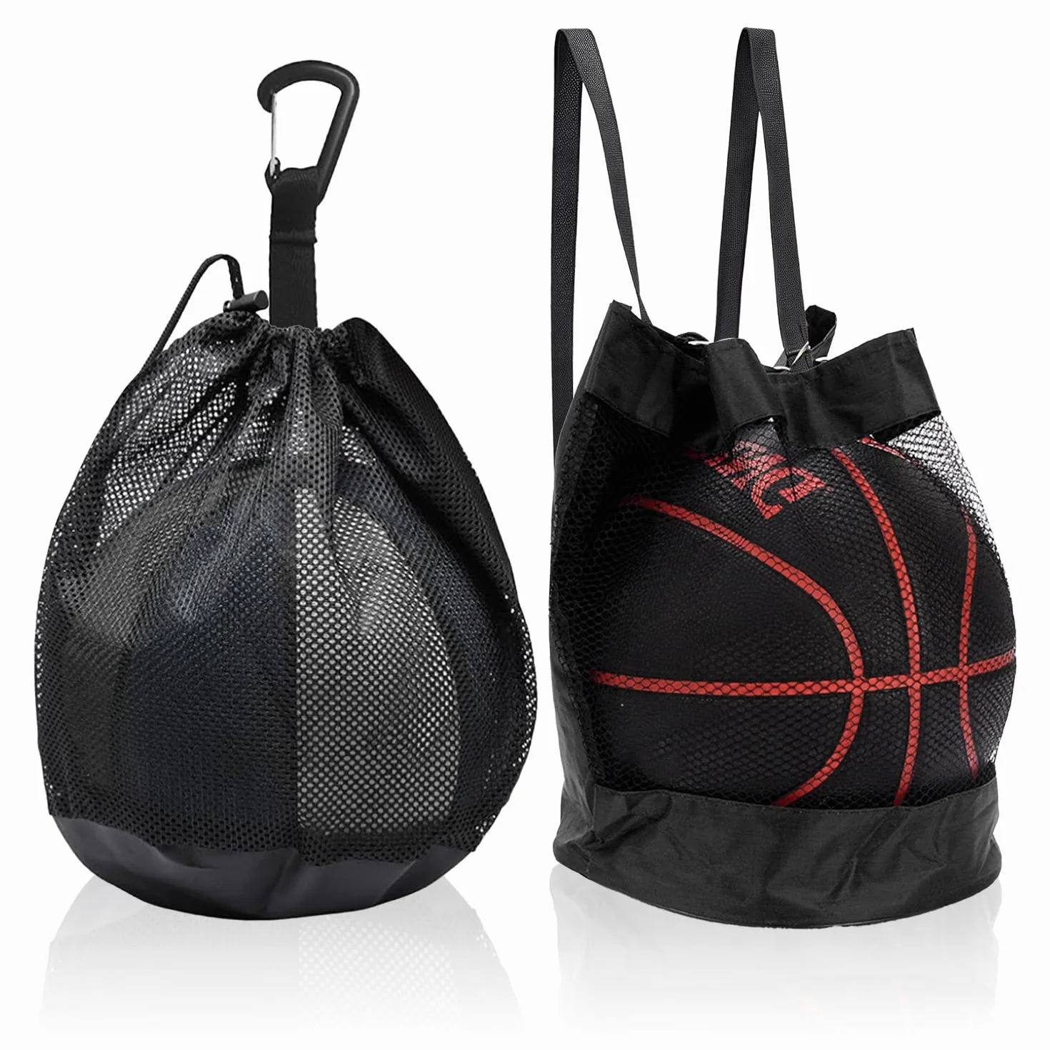 Red para baloncesto, voleibol, fútbol y tenis con bolsa portátil