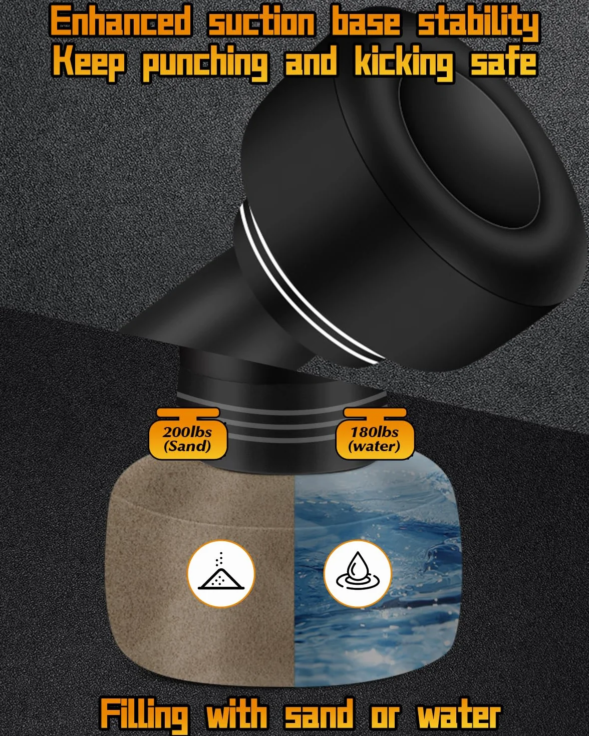 Saco de Boxeo Adulto, Punching Ball para Ejercicio en Casa
