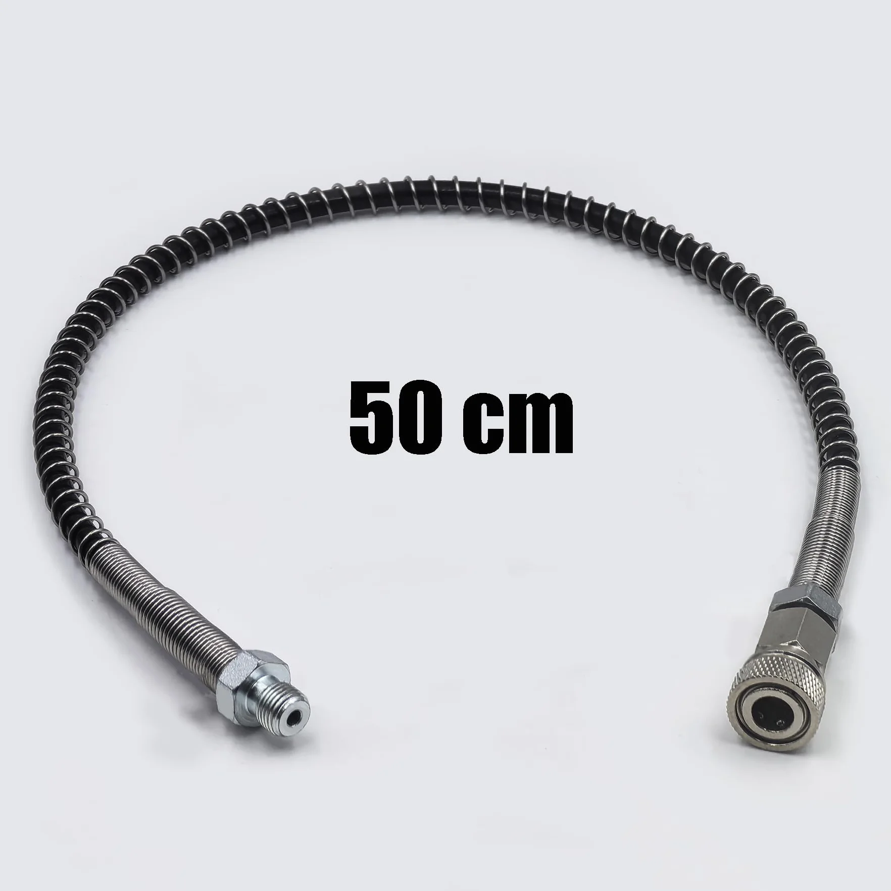 DRYHTEN Adaptador de válvula DIN 4500 psi 300 bar manguera 50 cm calibre dual para carga tanques buceo paintball PCP airsoft cilindro HPA
