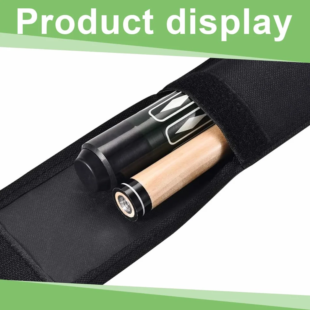 Estuche Portátil para Taco de Billar de 1/2 Snooker Pool Cue Bag