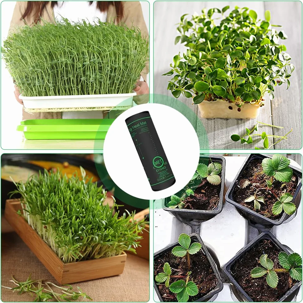 Esterilla Calefactora para Plantas, 21W Alfombrilla Térmica para Plántulas, Manta Termica Plantas de Invernadero, para la Germinación y la Regulación de la Temperatura,Invernadero(25 X 52.5cm)