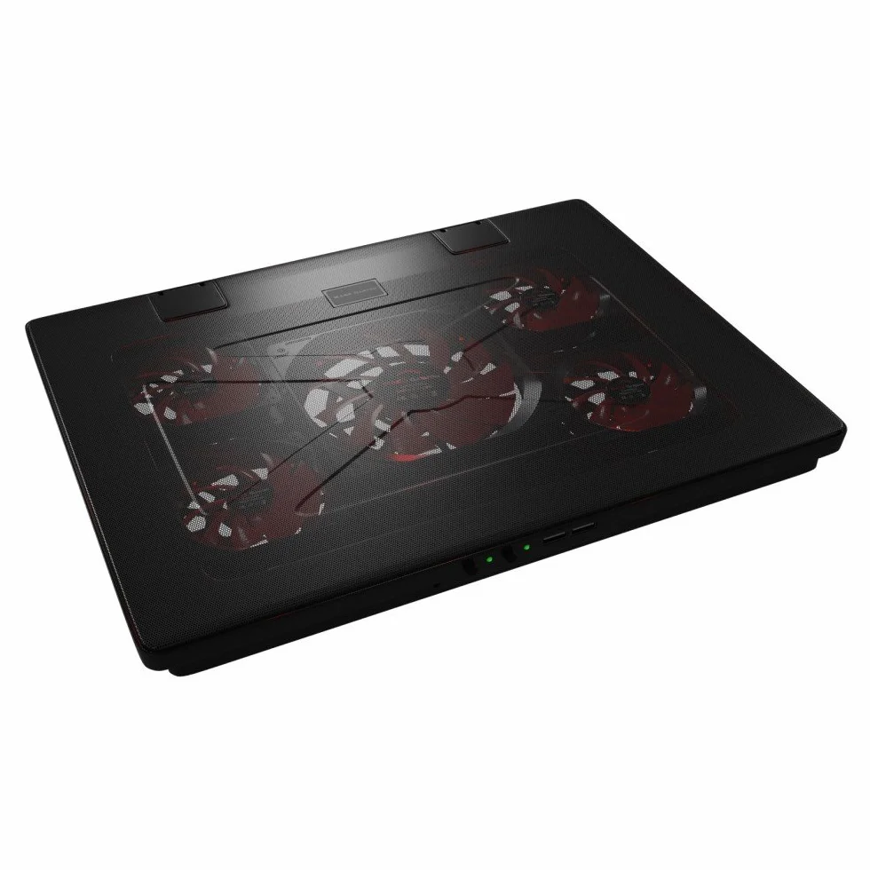 Mars Gaming MNBC2 Base PC 5 Ventiladores LED Roja 2 USB 2.0 17.35 Negro