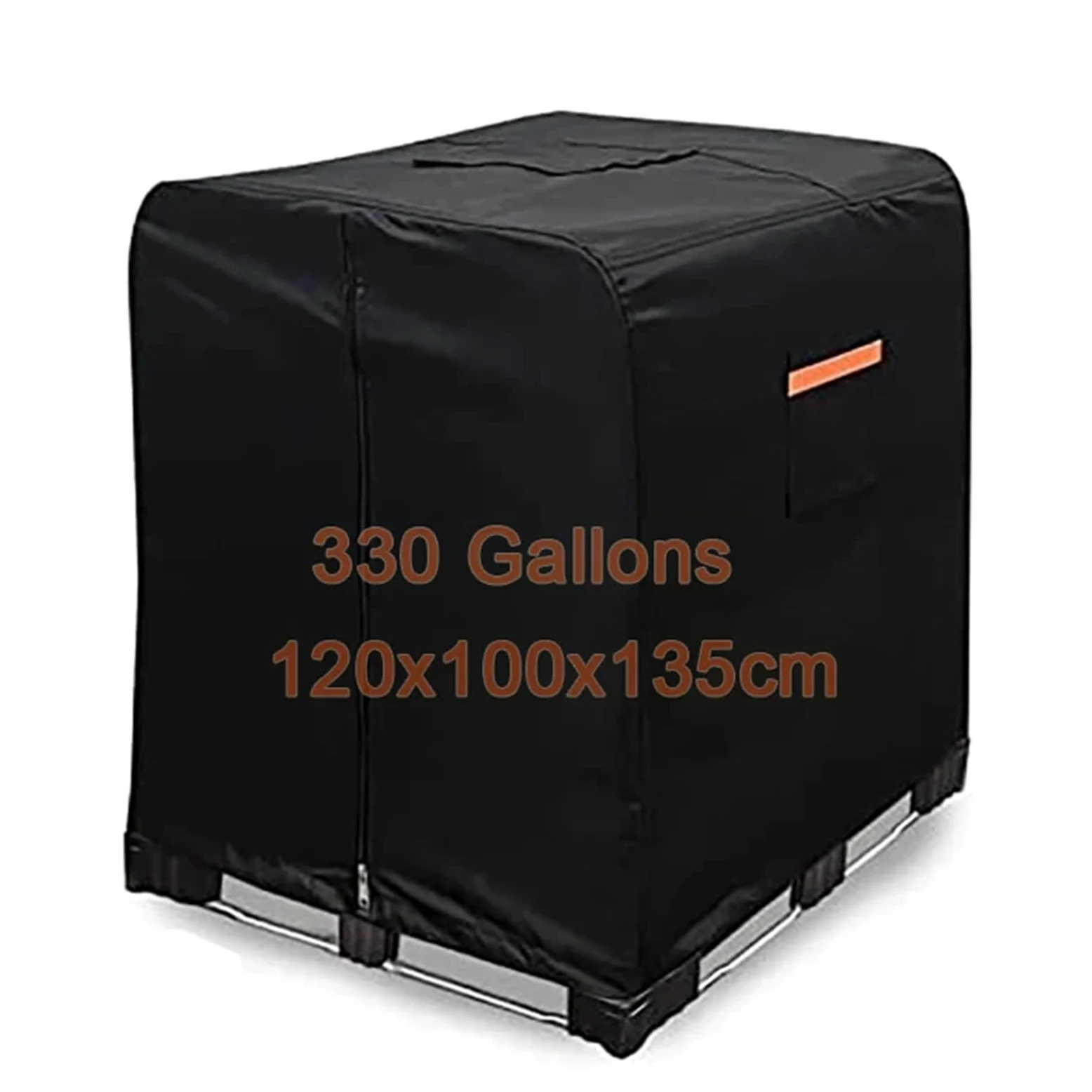 Cubierta de Tanque IBC Cubierta de tanque de agua IBC, cubierta de bolsa de 330 galones, cubierta de protección de jardín for exteriores de 1000L, Material protector solar resistente al agua con crema